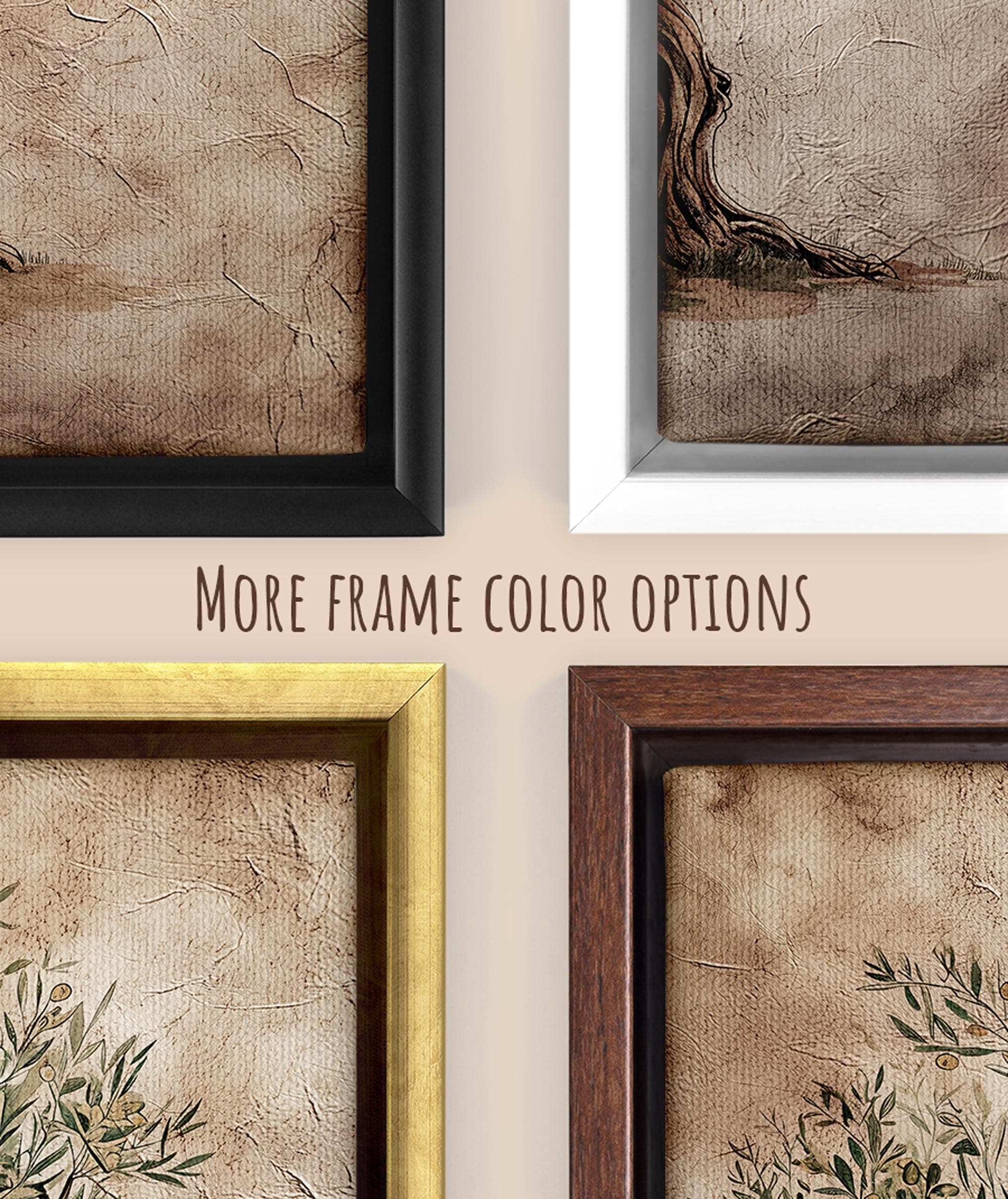 OlivOlive tree and map of Lebanon artwork in a wooden frame.
e tree and map of Palestine art print