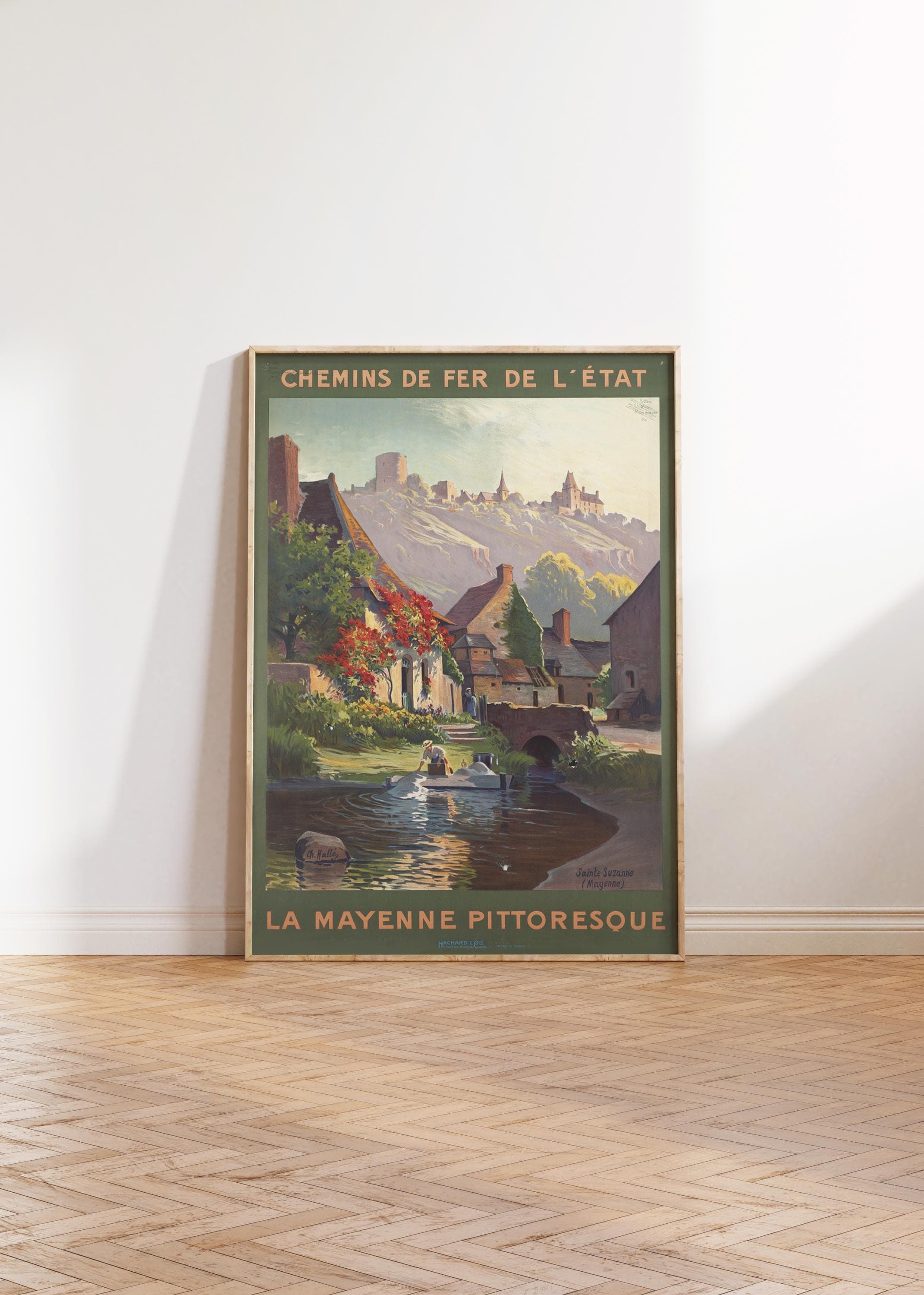 Vintage French Travel Poster: La Mayenne Pittoresque, 1920s Art - image 3