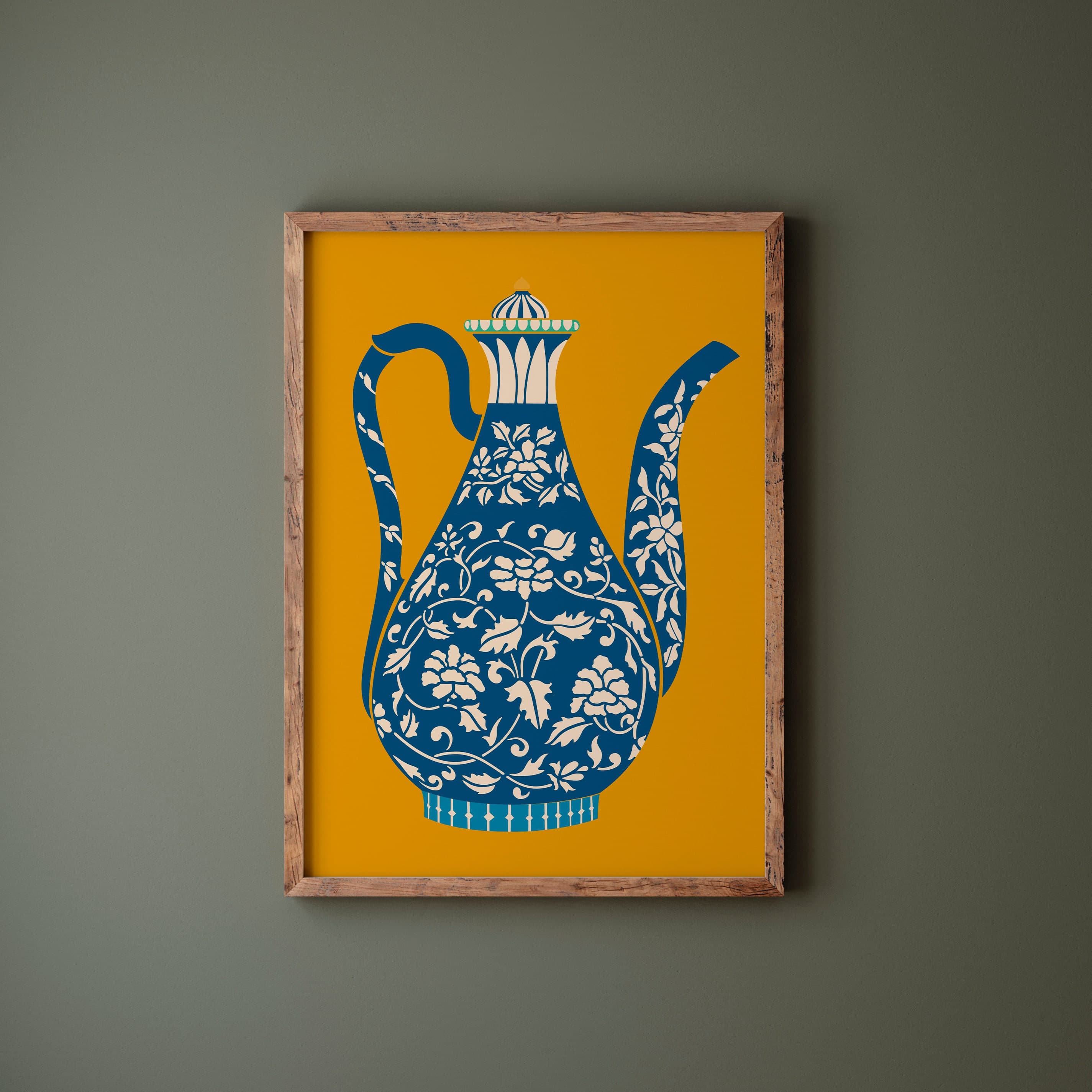 Turkish Pitcher Art Print: Eclectic Home Wall Decor - image 3