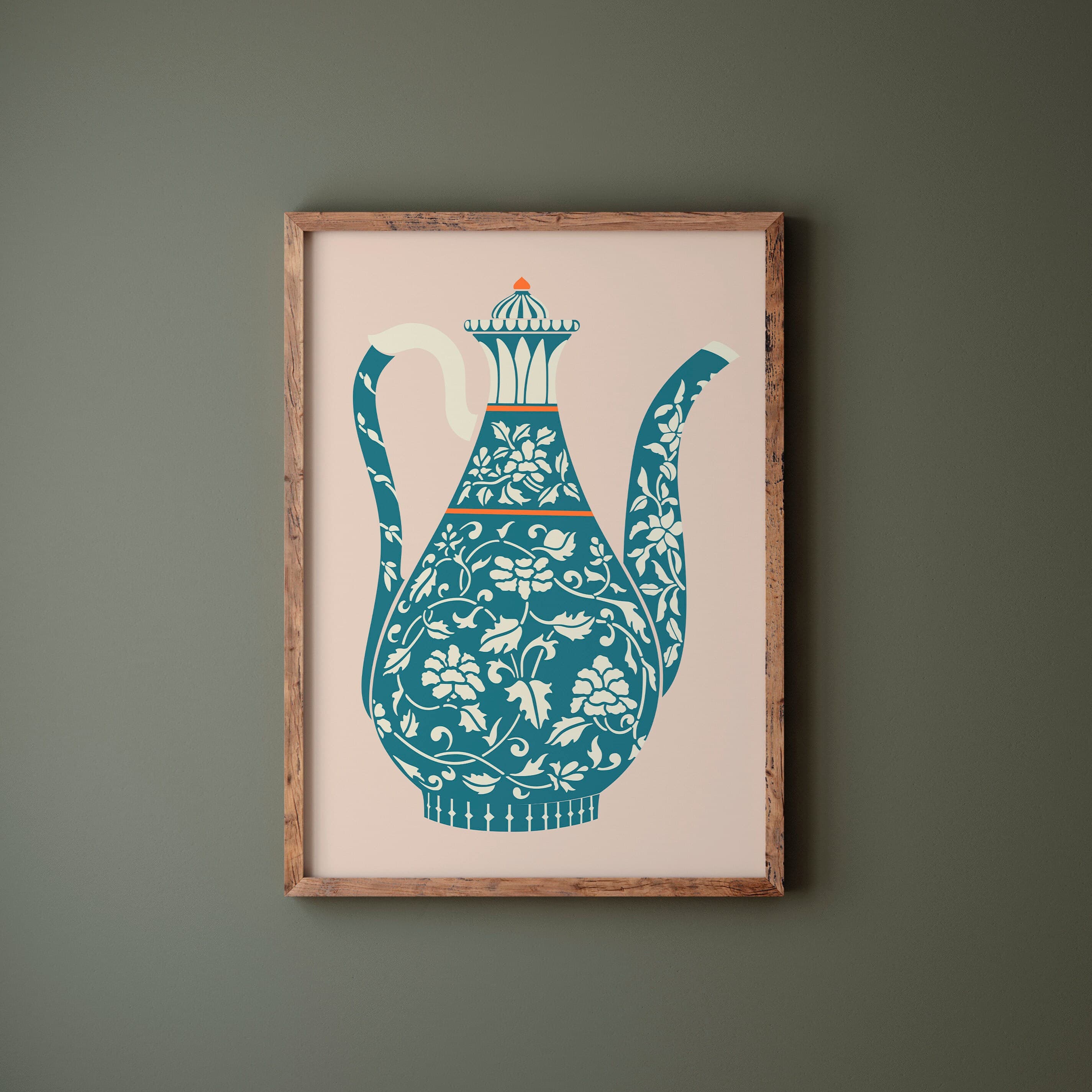 Turkish Pitcher Art Print: Eclectic Home Wall Decor - image 5