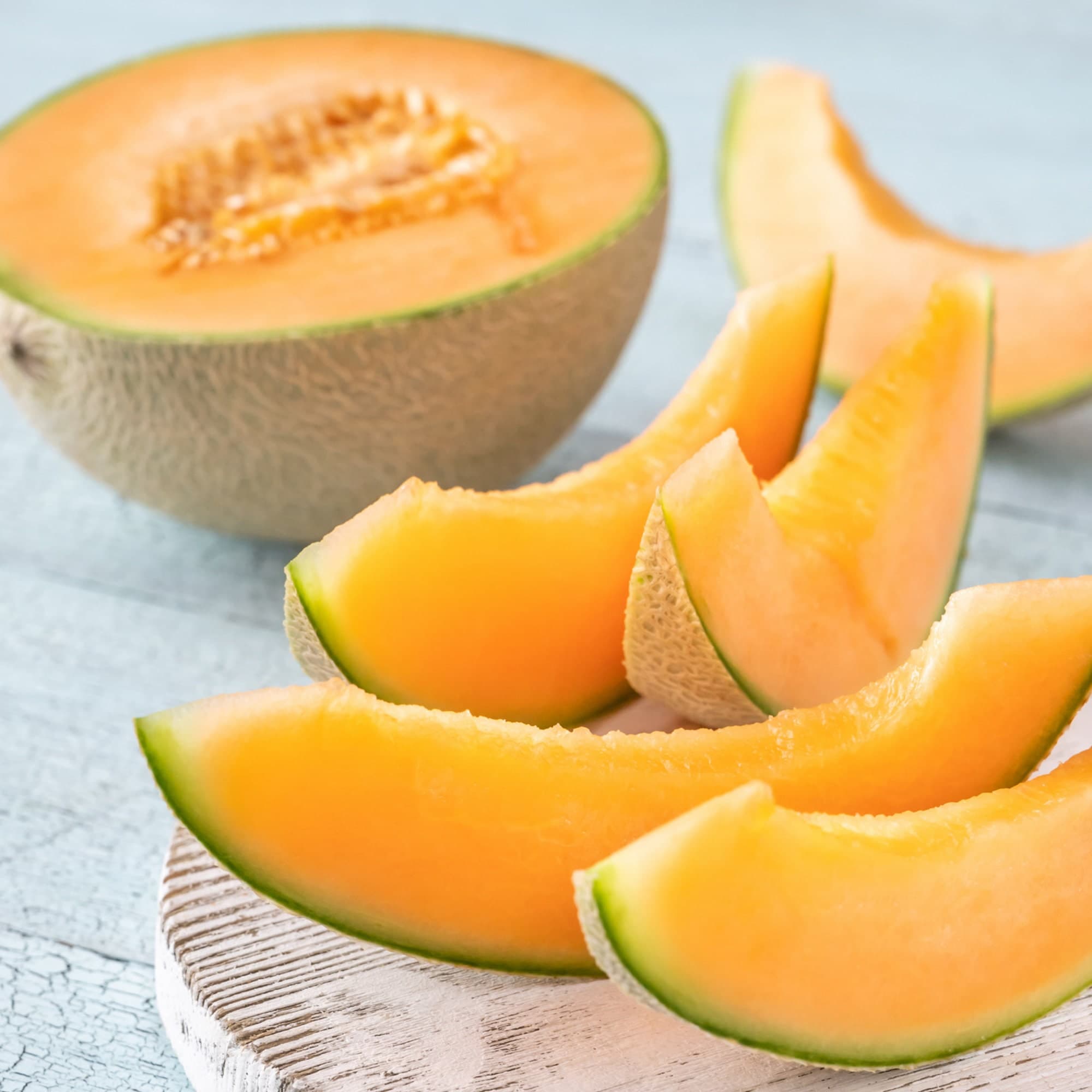Cantaloupe Seeds - Hales Best Variety - Organic & Non Gmo Fruit Seeds - Heirloom Seeds - Grow Your Own Food At Home! - Fast Growing Variety