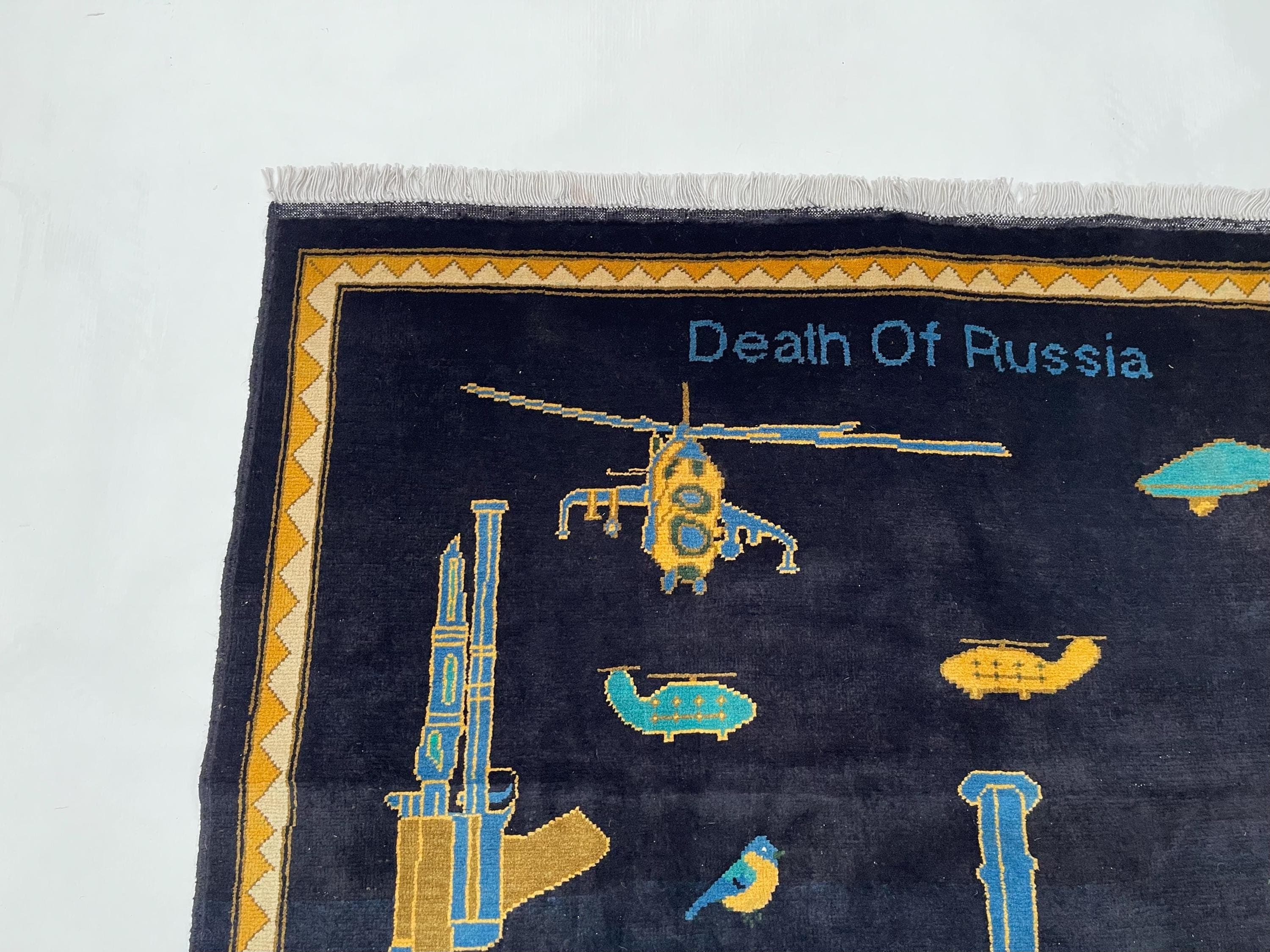 218x145 cm Handmade Afghan war rug large war rug Merinos wool rug beautifully made area rug handicrafts #725 - image 5