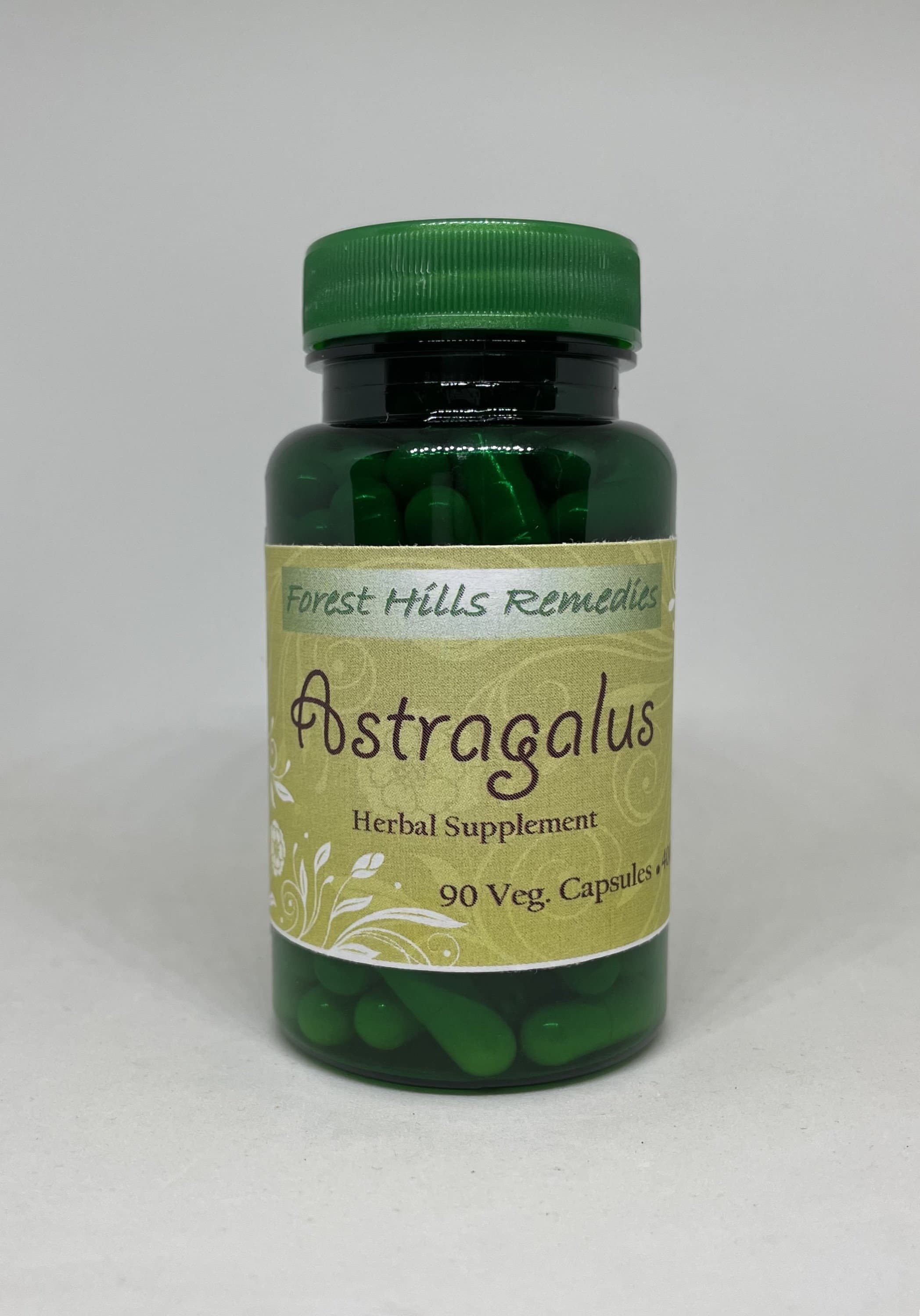 Astragalus Vegan Capsule, 100% Pure Organic Kosher Halal Powder of Astragalus membranaceus
