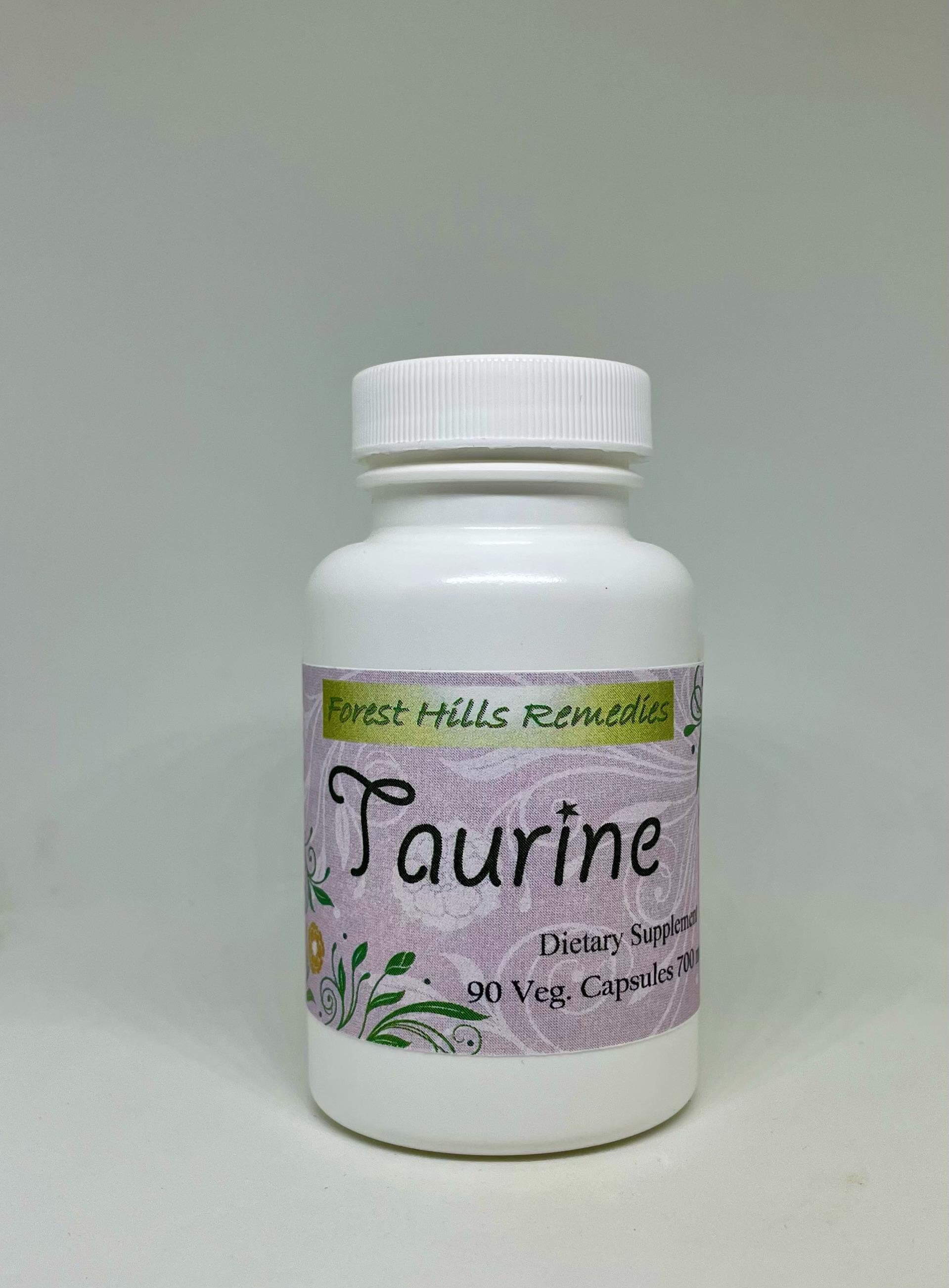 Pure Vision, Taurine Vegan Capsules, Kosher, Halal, Easy Swallow, Free Shipping, Amino Acid supplement, Different Counts