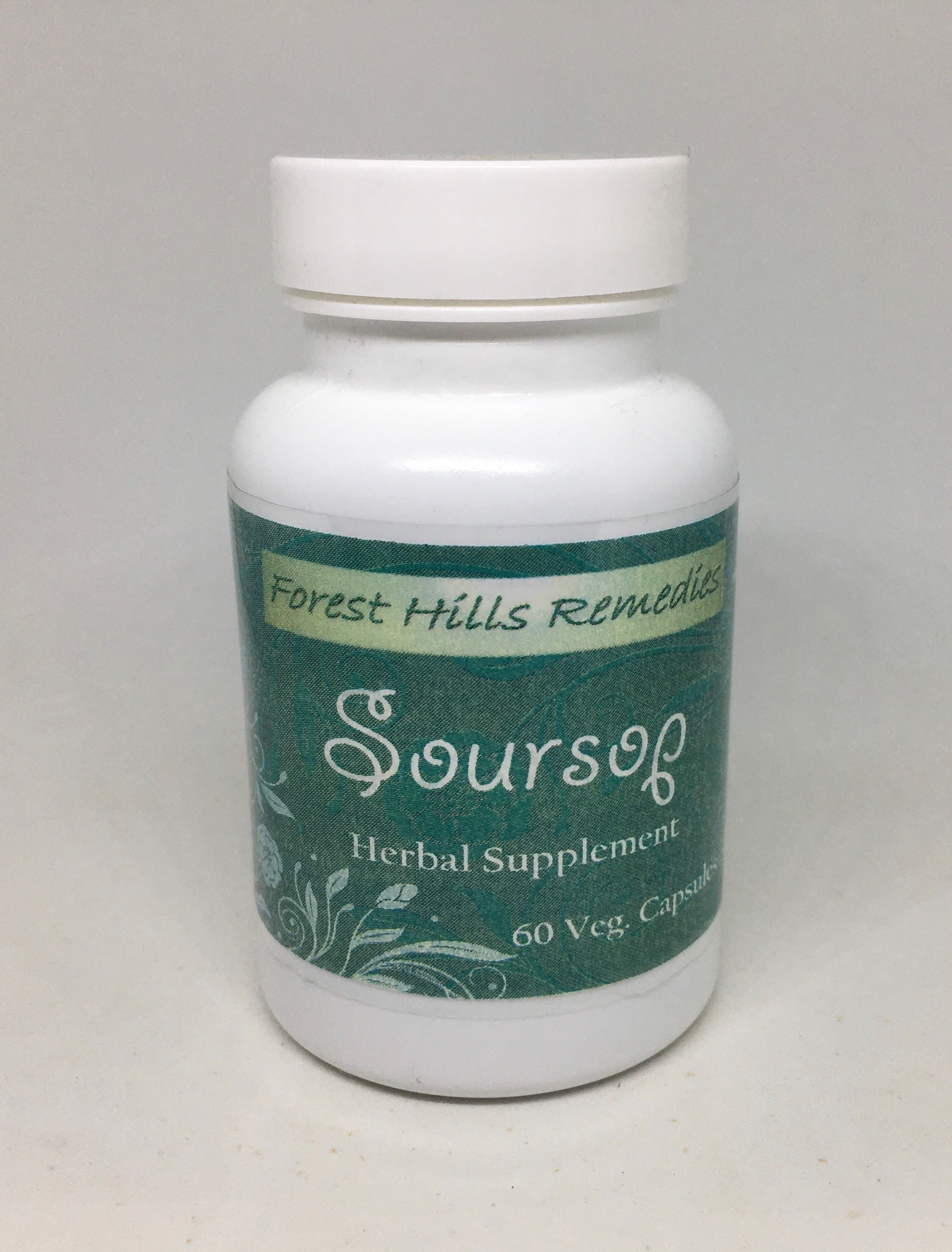 Soursop Vegan Capsule, 100% Pure Graviola Leaf Powder, Different Counts, Retail & Wholesale