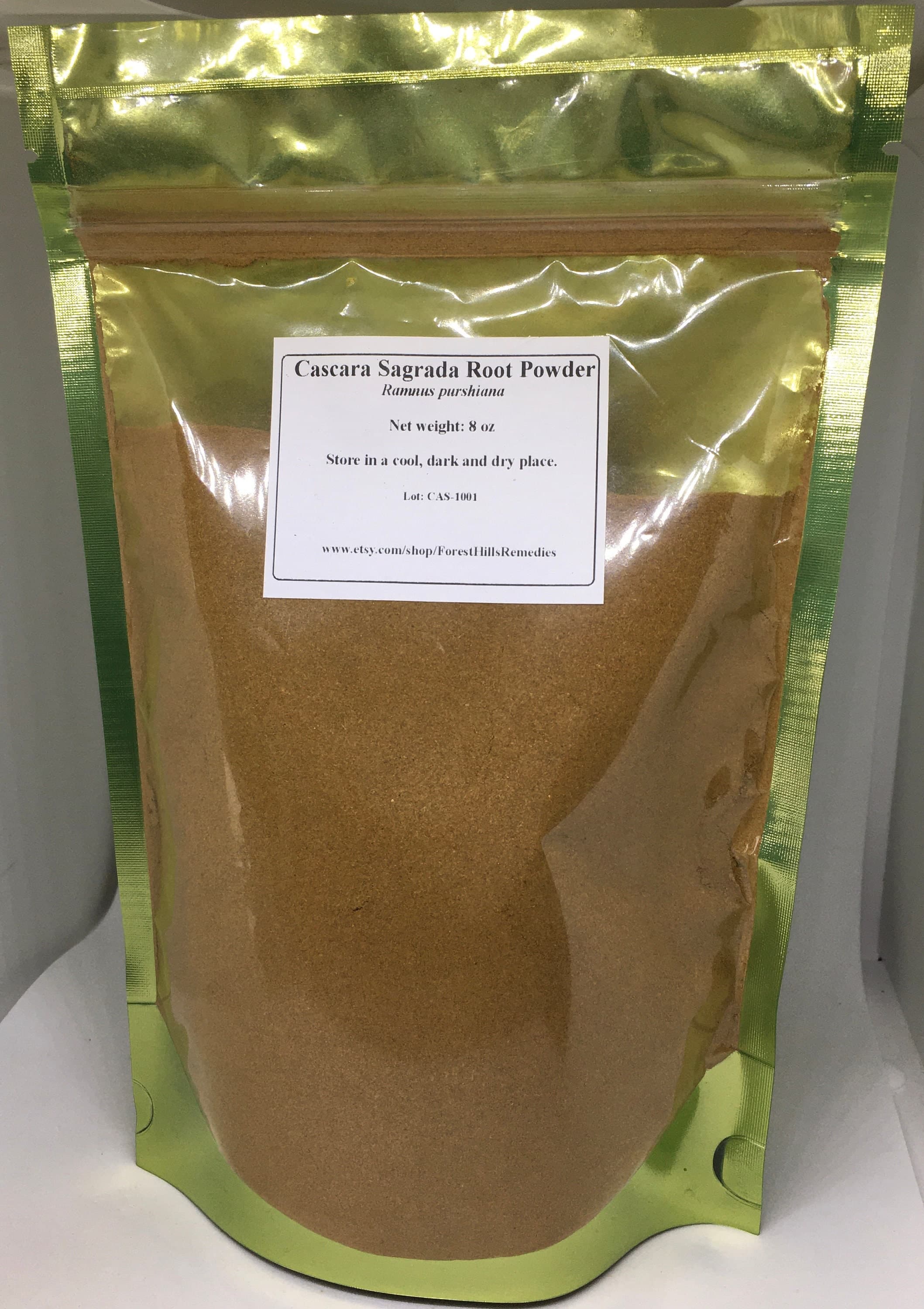 Cascara Sagrada Bark, Powder and Cut available, Rhamnus purshiana, 2-16 oz bags