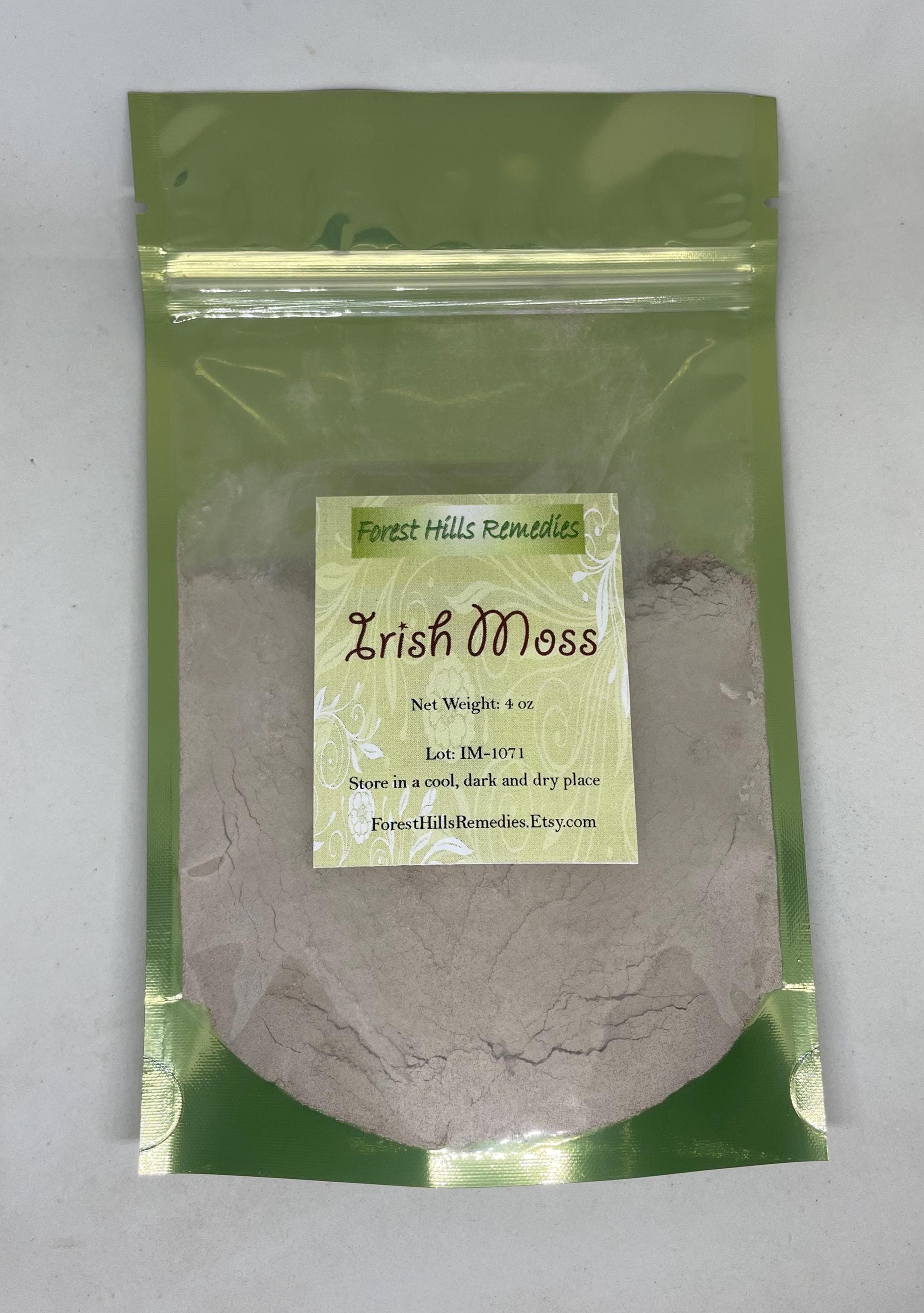 Irish Moss Powder, 100% Pure Sea Moss, Forest Hills Remedies, Retail and Wholesale