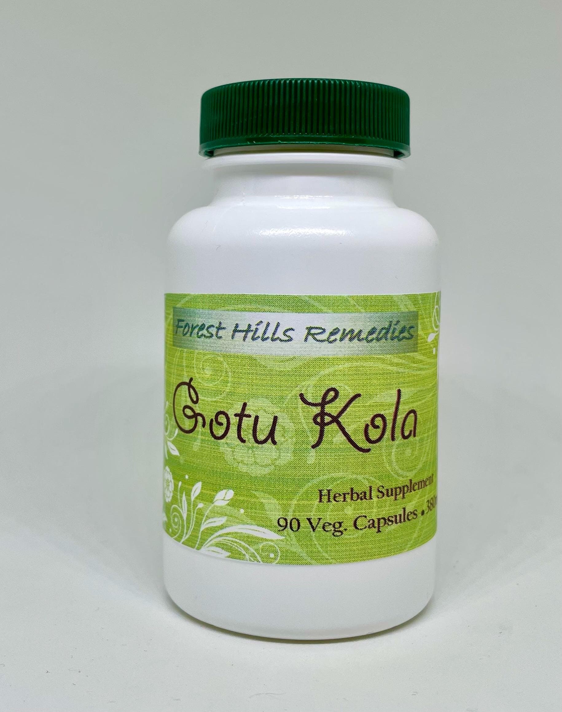 Gotu Kola Vegan Kosher Halal Capsule, Centella asiatica, Free shipping in the US, No additive, Fresh made on demand