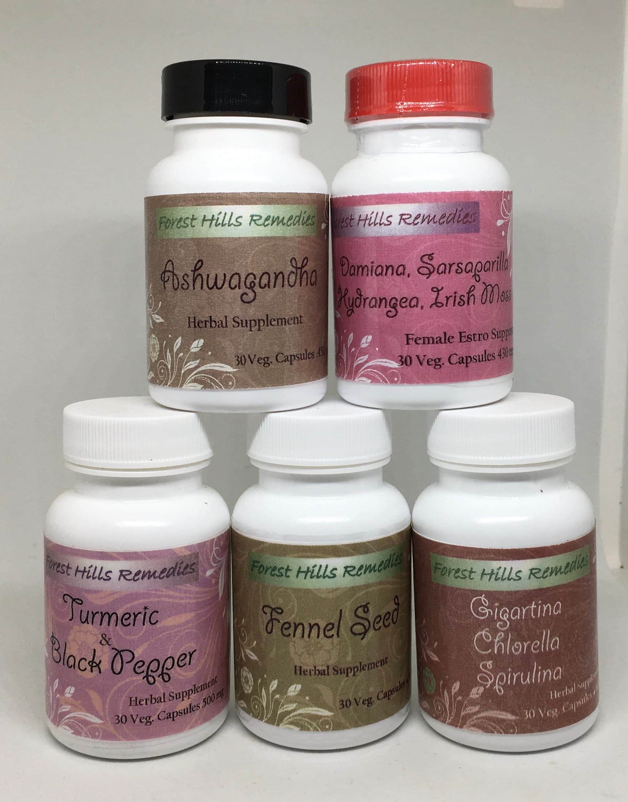 Vegan Herbal Supplements, Forest Hills Remedies, 30-Count Capsules - image 4