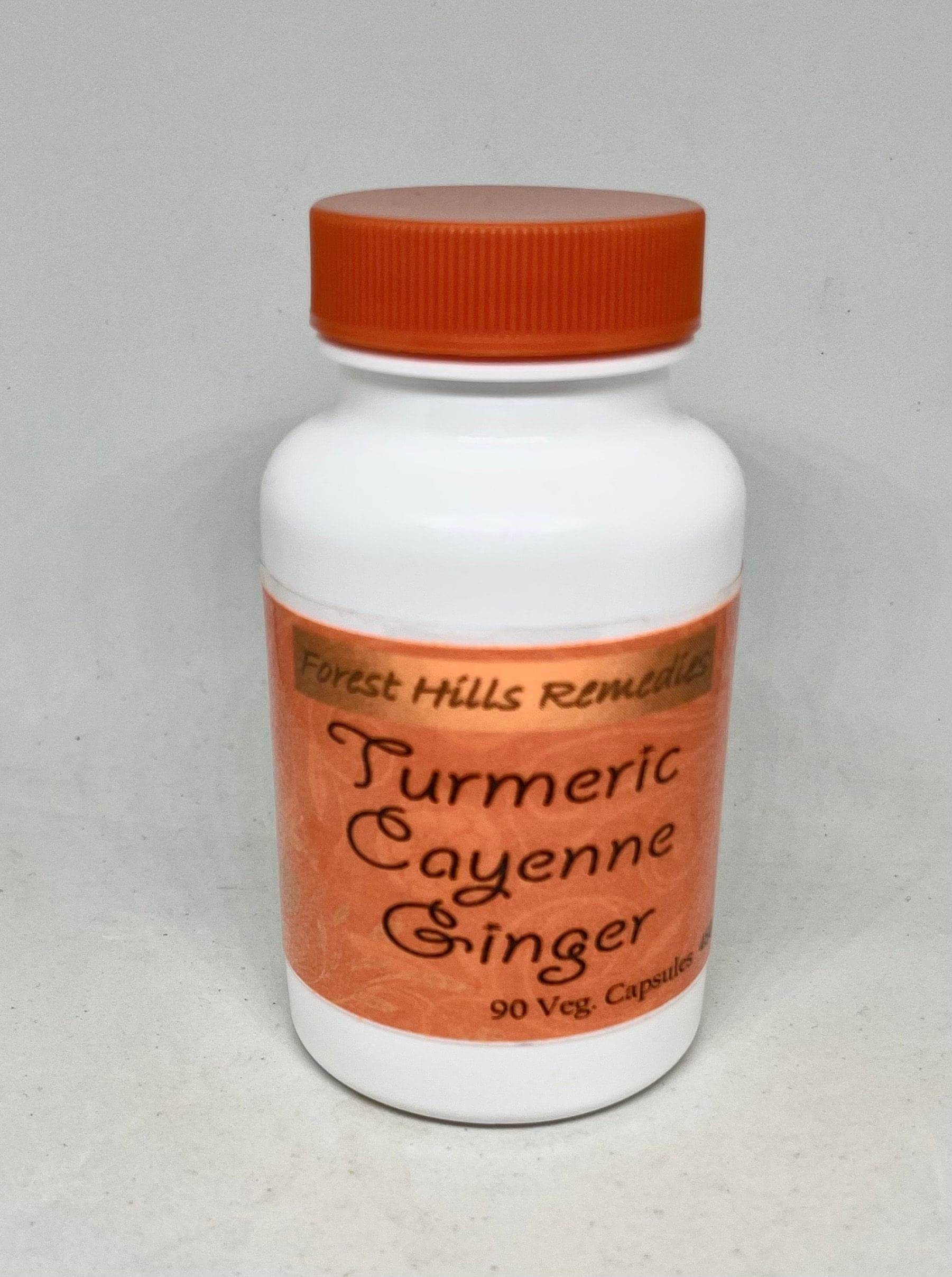 Turmeric, Cayenne, Ginger Vegan Kosher Halal Capsules, 480 mg, Organic Ingredients, Retail and Wholesale