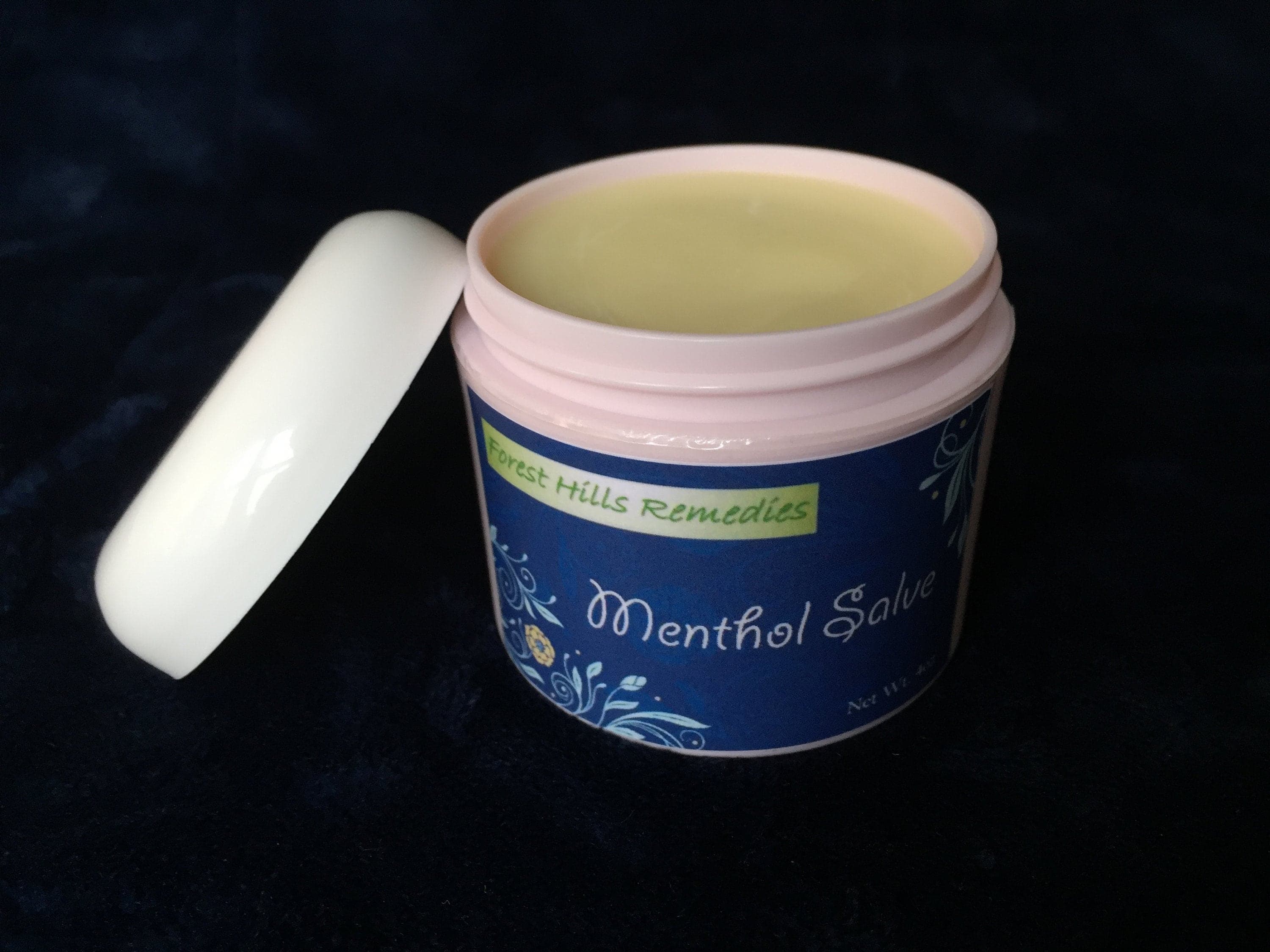 Menthol Salve, Peppermint Oil and Menthol Crystals, Ointment, Forest Hills Remedies