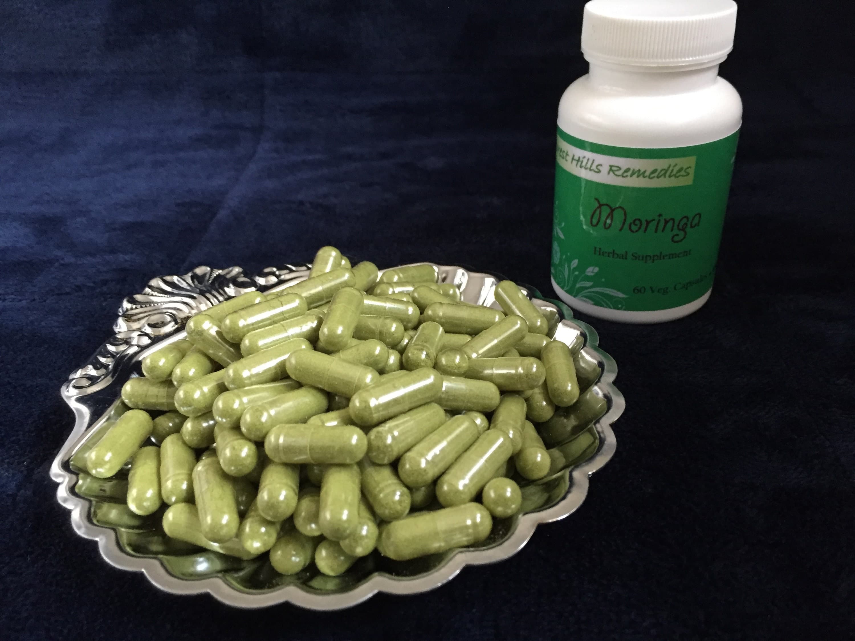 Organic Moringa Leaf Powder Vegan Capsules, 100% Pure, Retail and Wholesale - image 3