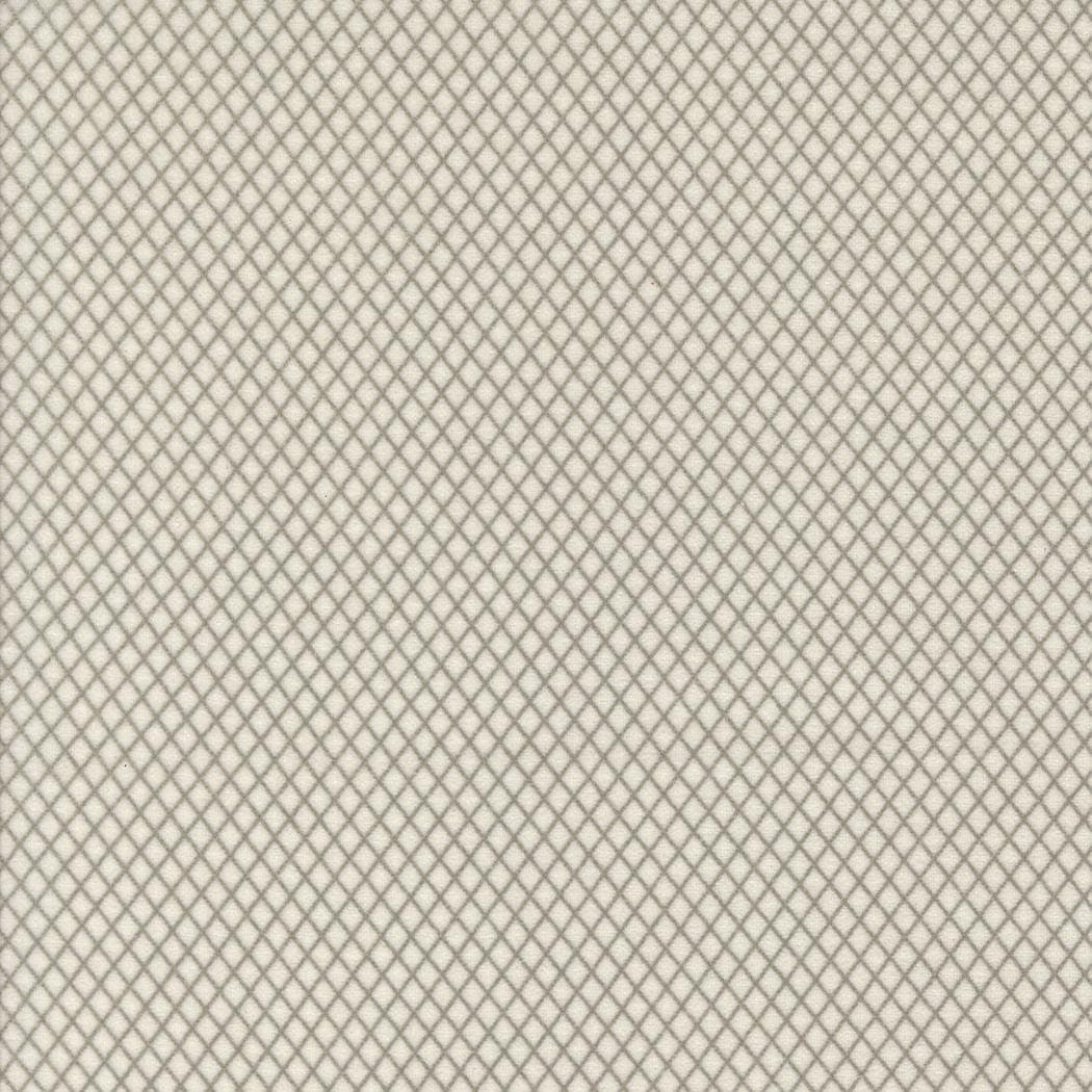 Prairie Gatherings Flannel Porcelain Wire Mesh Blenders Lattice by Primitive Gatherings for Moda Fabrics - 49316 11F