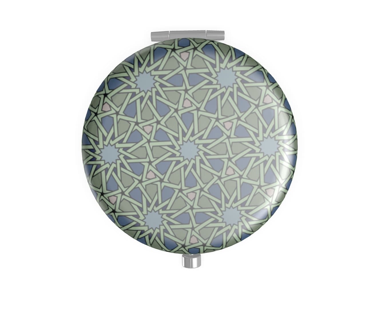 Metal Compact Pocket Mirror for her | Design Inspired by Islamic Art - image 3