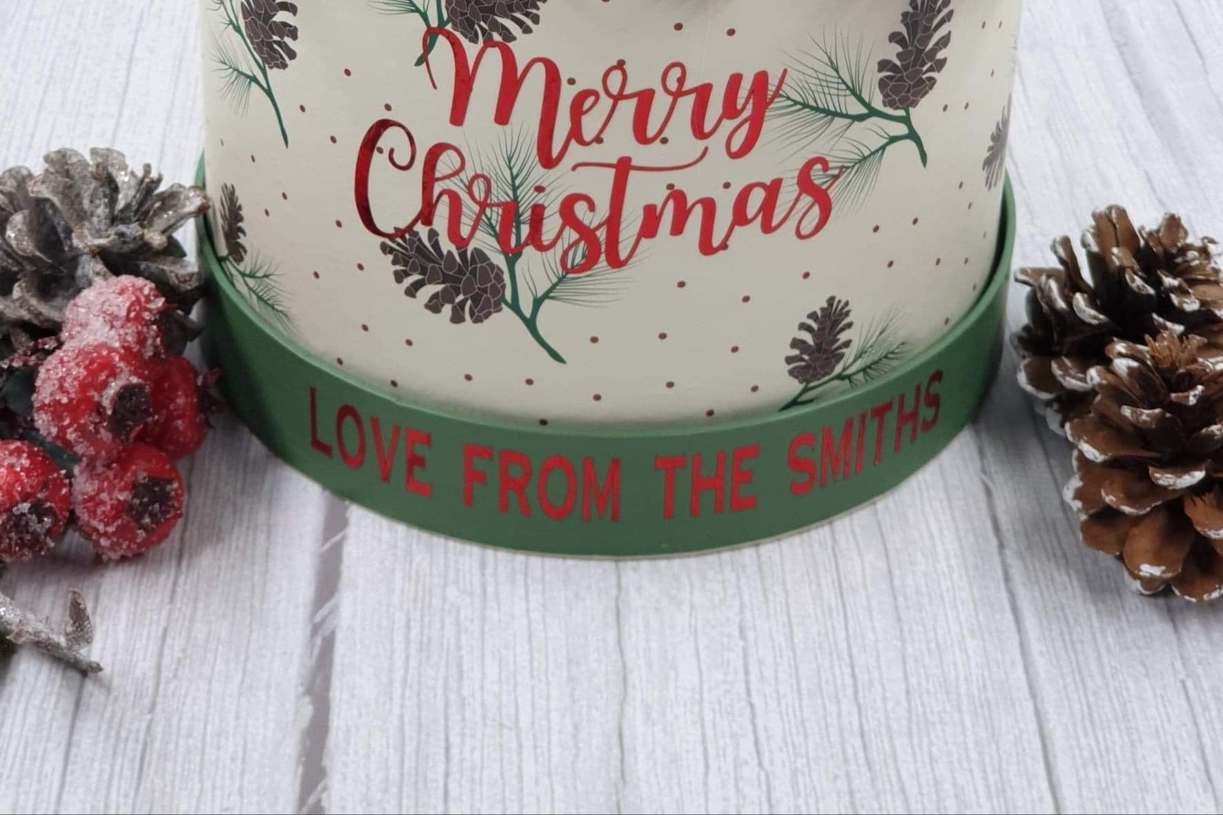 Personalised Scarf & Brooch Bouquet β Christmas Gift for Mum or Nan β Gift Box with Candle - image 5