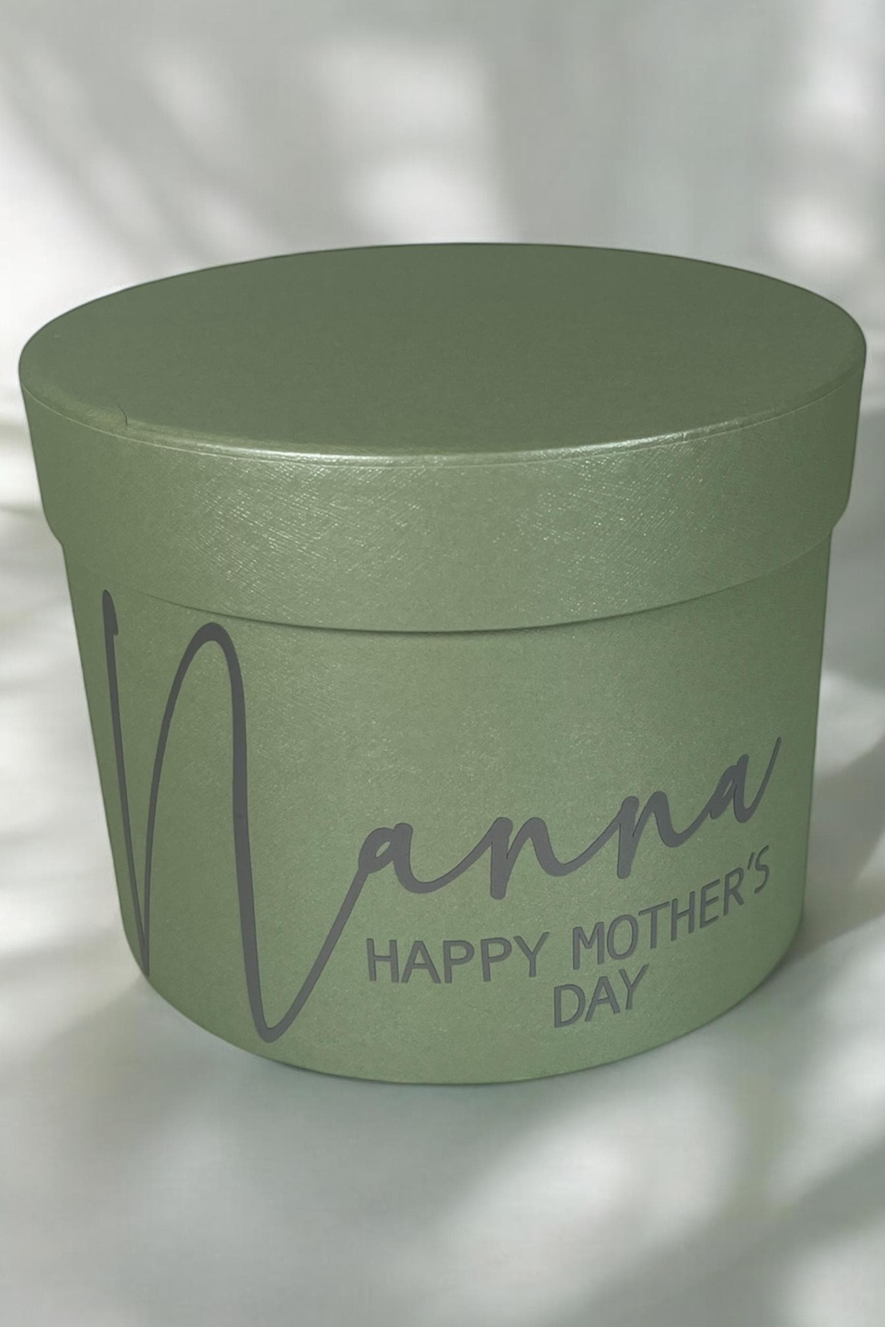 Personalised MothersDay Gift Box in green