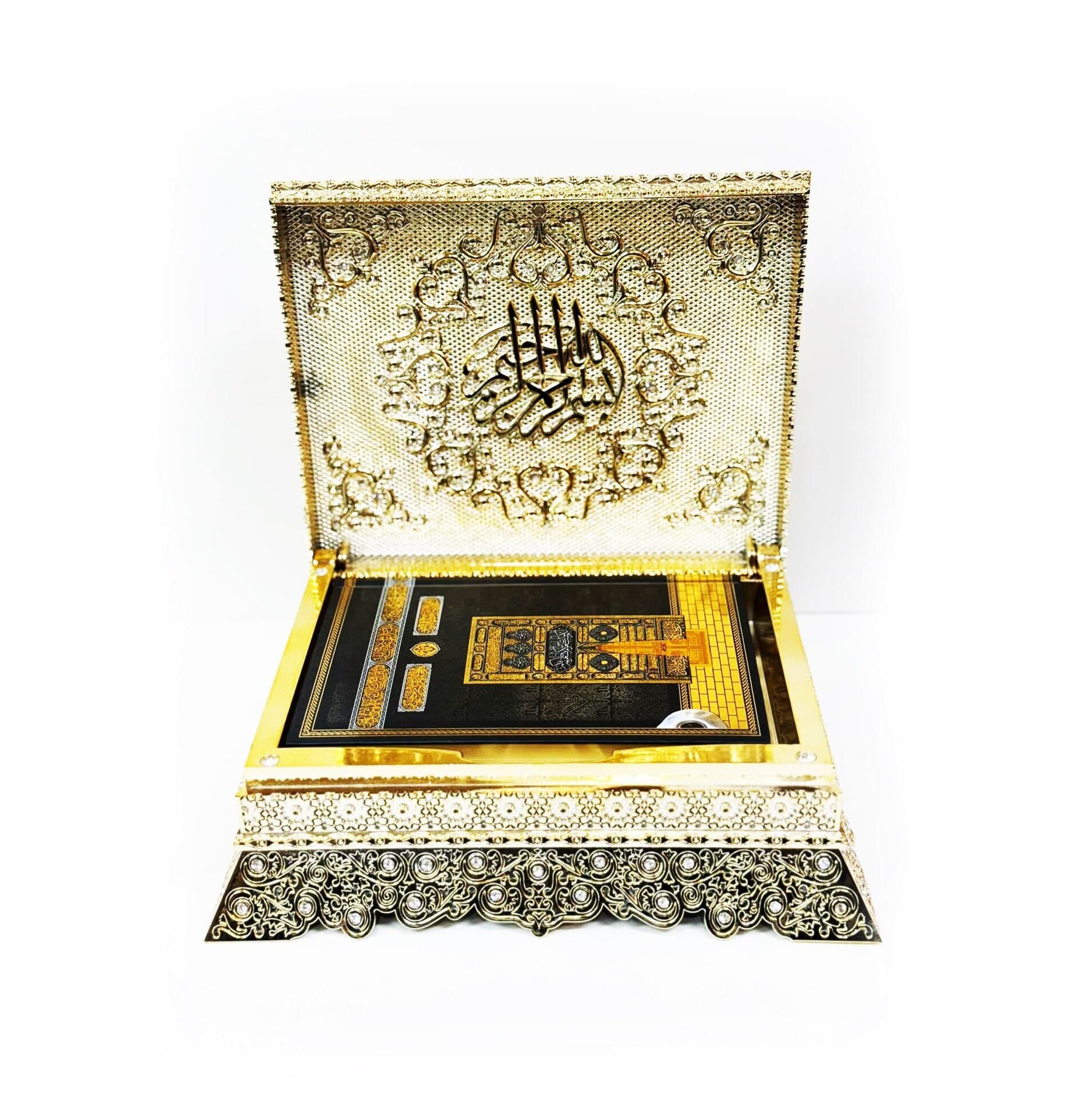Chest Quran with Box Gold, Luxury Quran & Box, Muslim gift, Home Decor, Islamic Wedding Gift, Islamic Gift, Ramadan