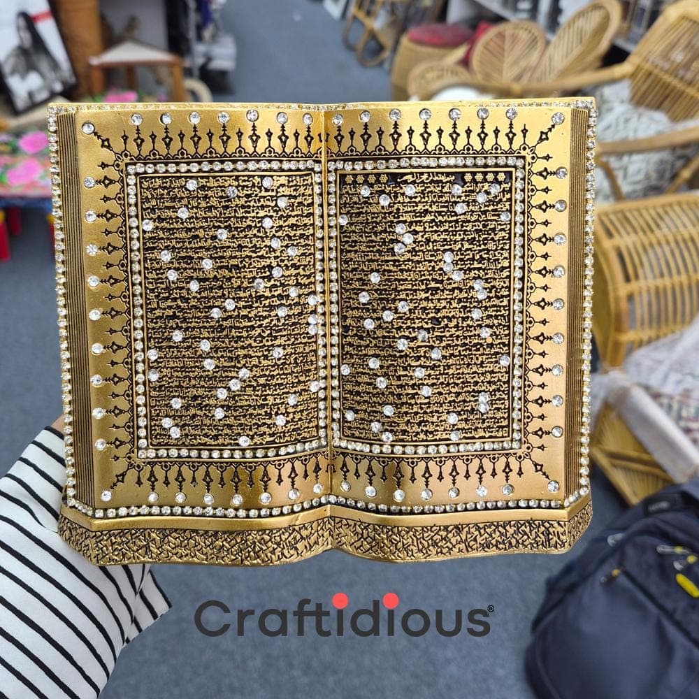 Yeasin Table Décor – Islamic Home Decoration | Surah Yaseen Open Book Ornament - image 4