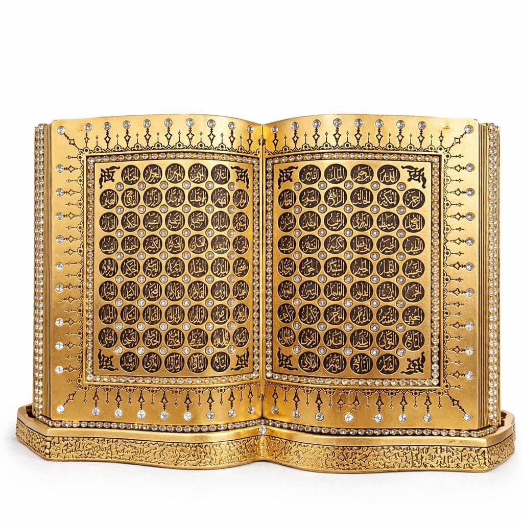 Book 99 Names of Allah Table Decor