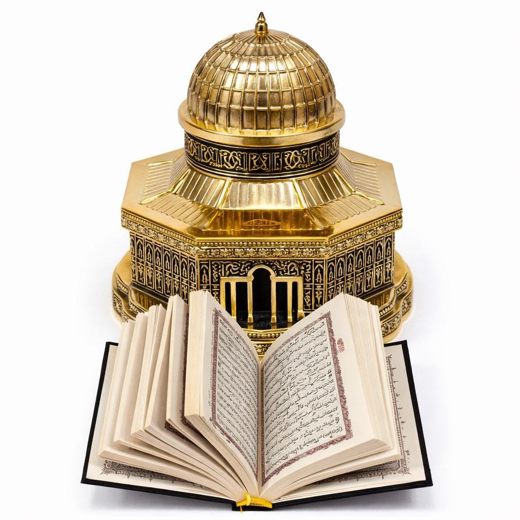 Dome of The Rock with Quran - image 4