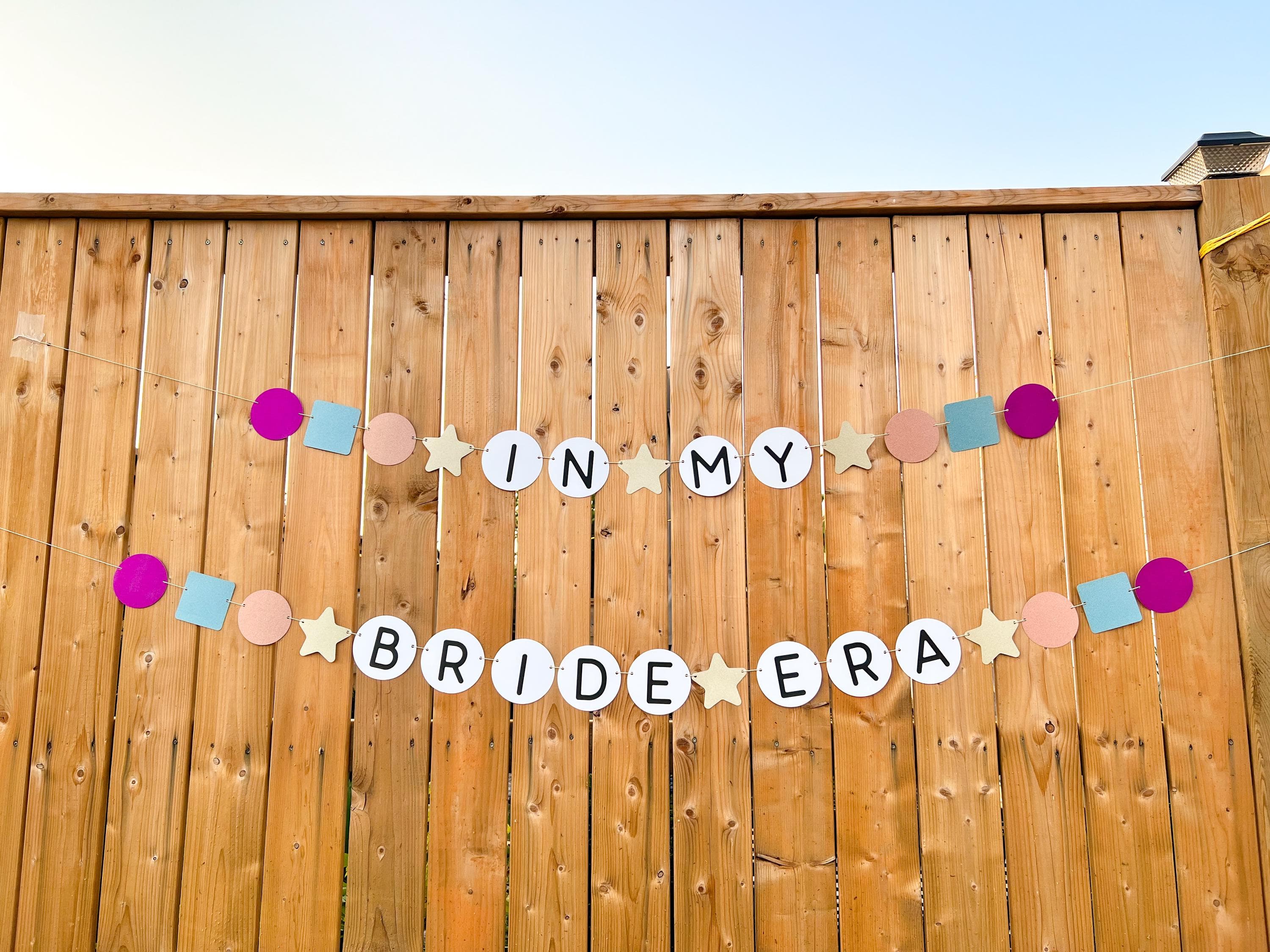 In My Bride Era Banner, Giant Friendship Bracelet Banner, Eras Tour Party Decorations, Eras Tour Party Banner, Eras Tour Theme Party