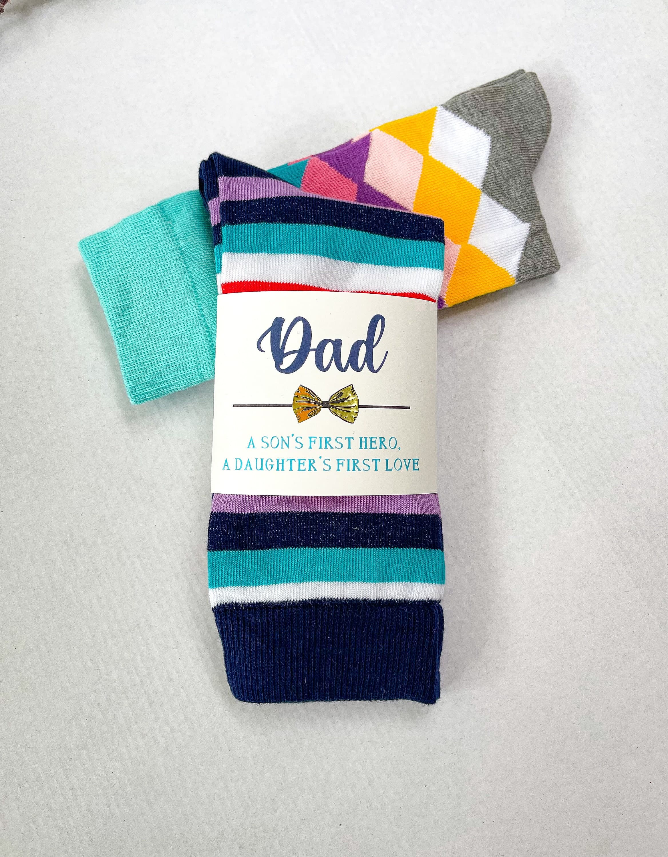 Customized Dad Socks For A Special Occasion, Personalized Father's Socks, Gifts for Dad From Daughter or Son, I Love Dad Present - image 3