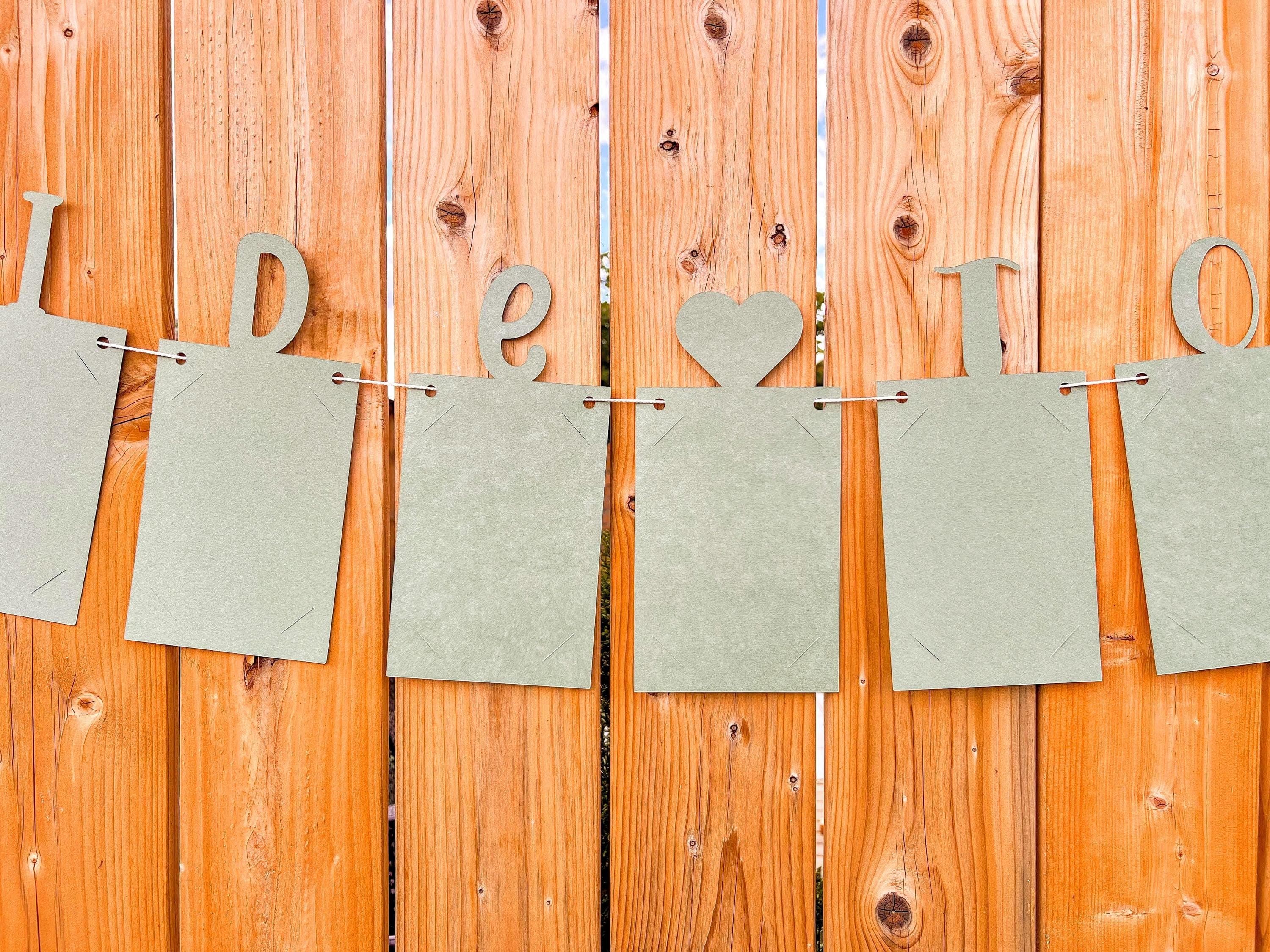 Sage Bride To Be Photo Banner Bachelorette Party Decorations, Bridal Shower Decoration, Hen Do Party Photo Garland - image 3