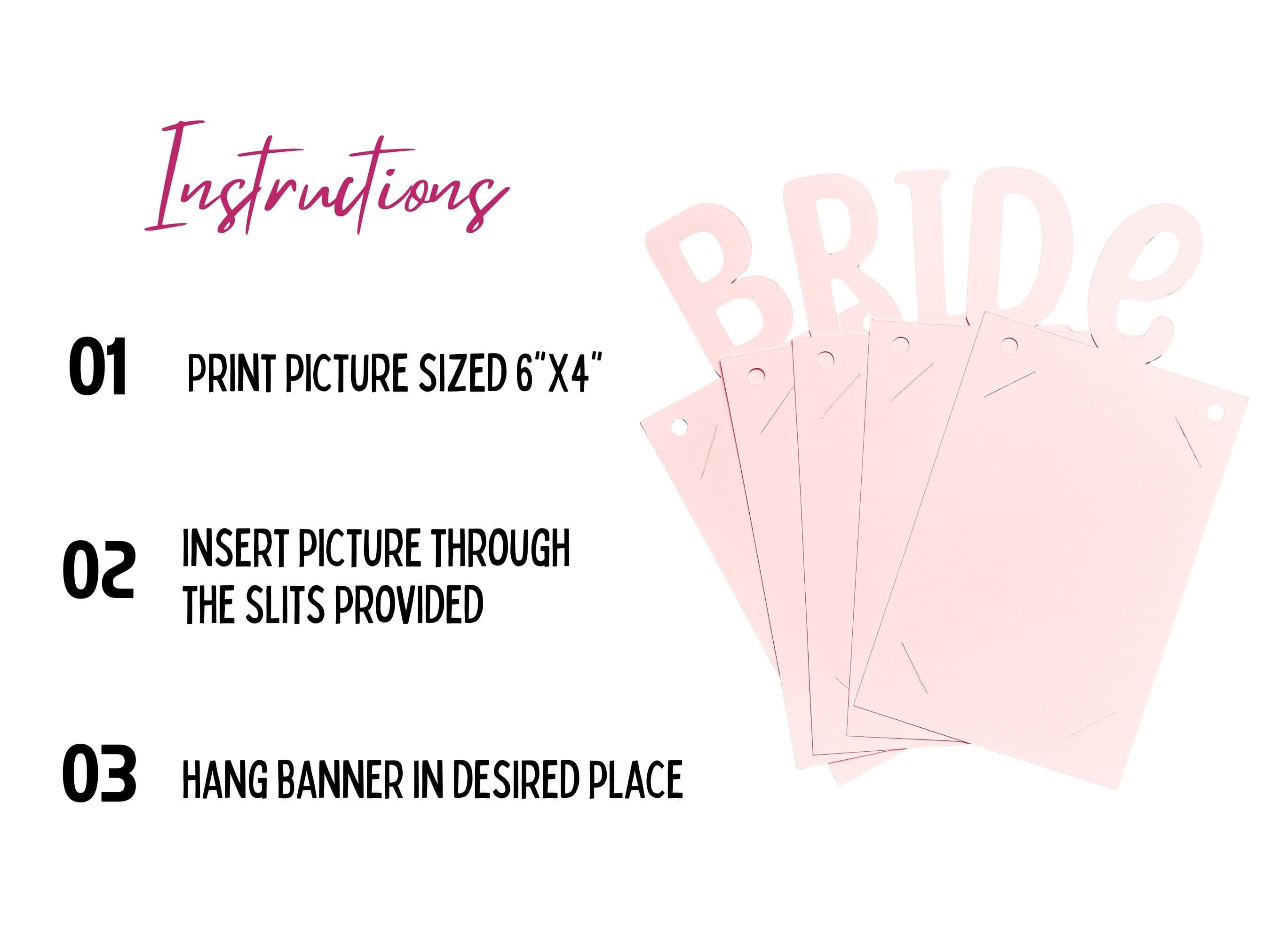 Custom Name Photo Banner for Couple, Personalized Wedding Photo Garland, Engagement Party Decor, Bridal Shower Banner - image 5