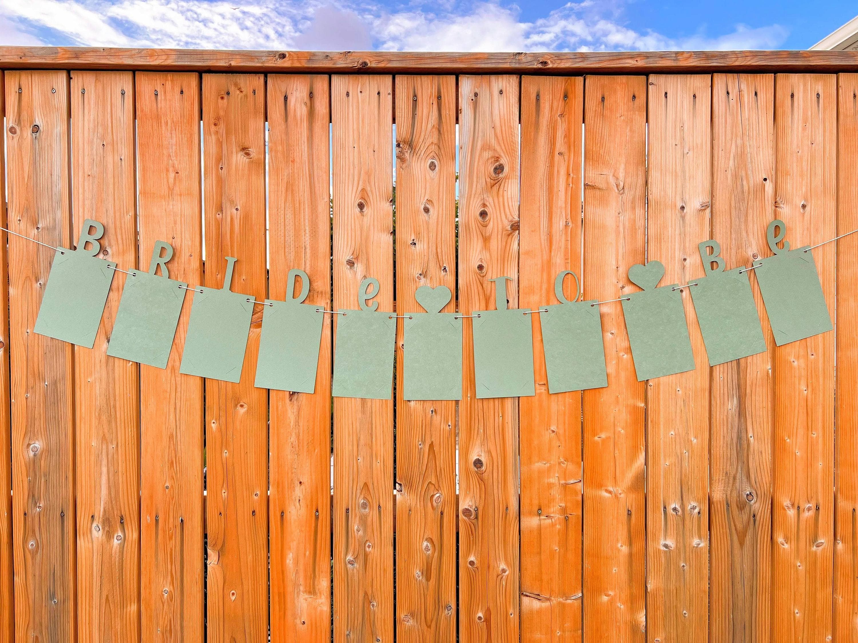 Sage Bride To Be Photo Banner Bachelorette Party Decorations, Bridal Shower Decoration, Hen Do Party Photo Garland