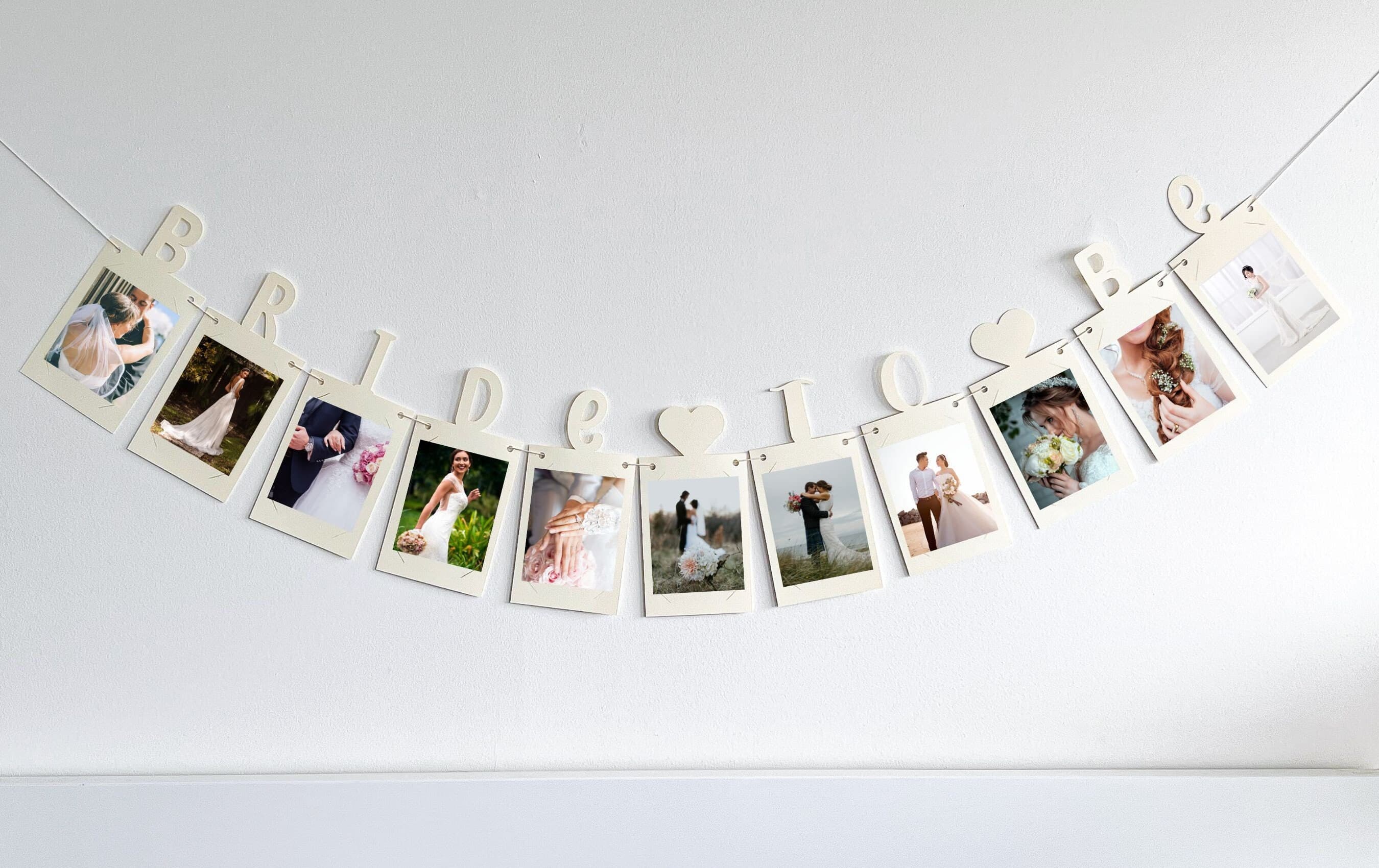 Bride To Be Photo Banner Bachelorette Party Decorations, Bridal Shower Decorations, Hen Do Party Photo Garland - image 4