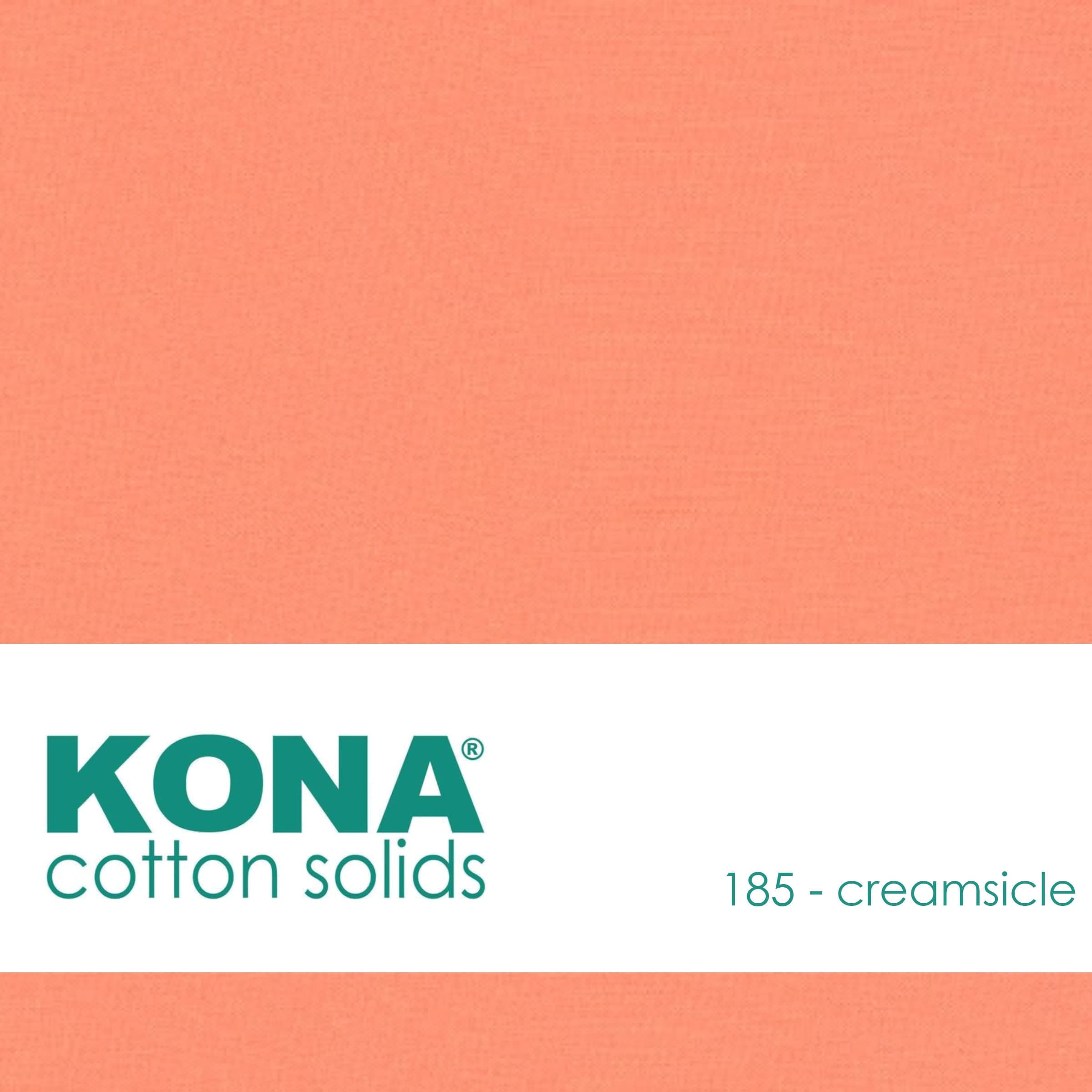 Kona Cotton Fabric by the Yard - 185 Creamsicle