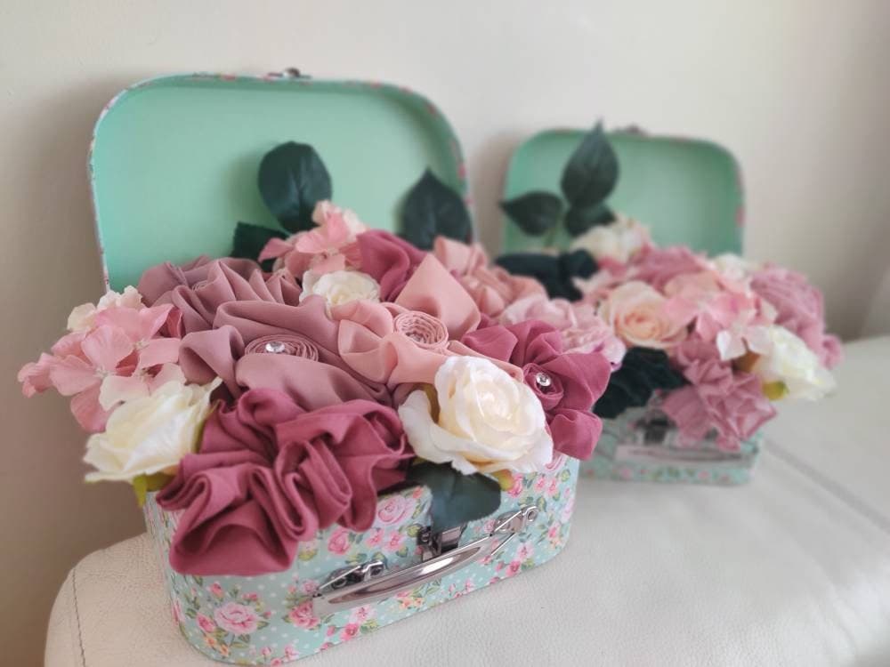 Personalised Hijab gift box Scarf Hijab Bouquet Flower Gift Thank You Congratulations Wedding Engagement Umrah Birthday eidgift hijabbox - image 4