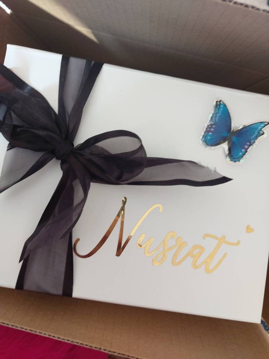 Scarf Hijabbox Gift hijab eid hijab box eid box Congratulations Wedding Engagement Eid Hajj Umrah Birthday Mother's Day hamper bespoke gifts - image 3