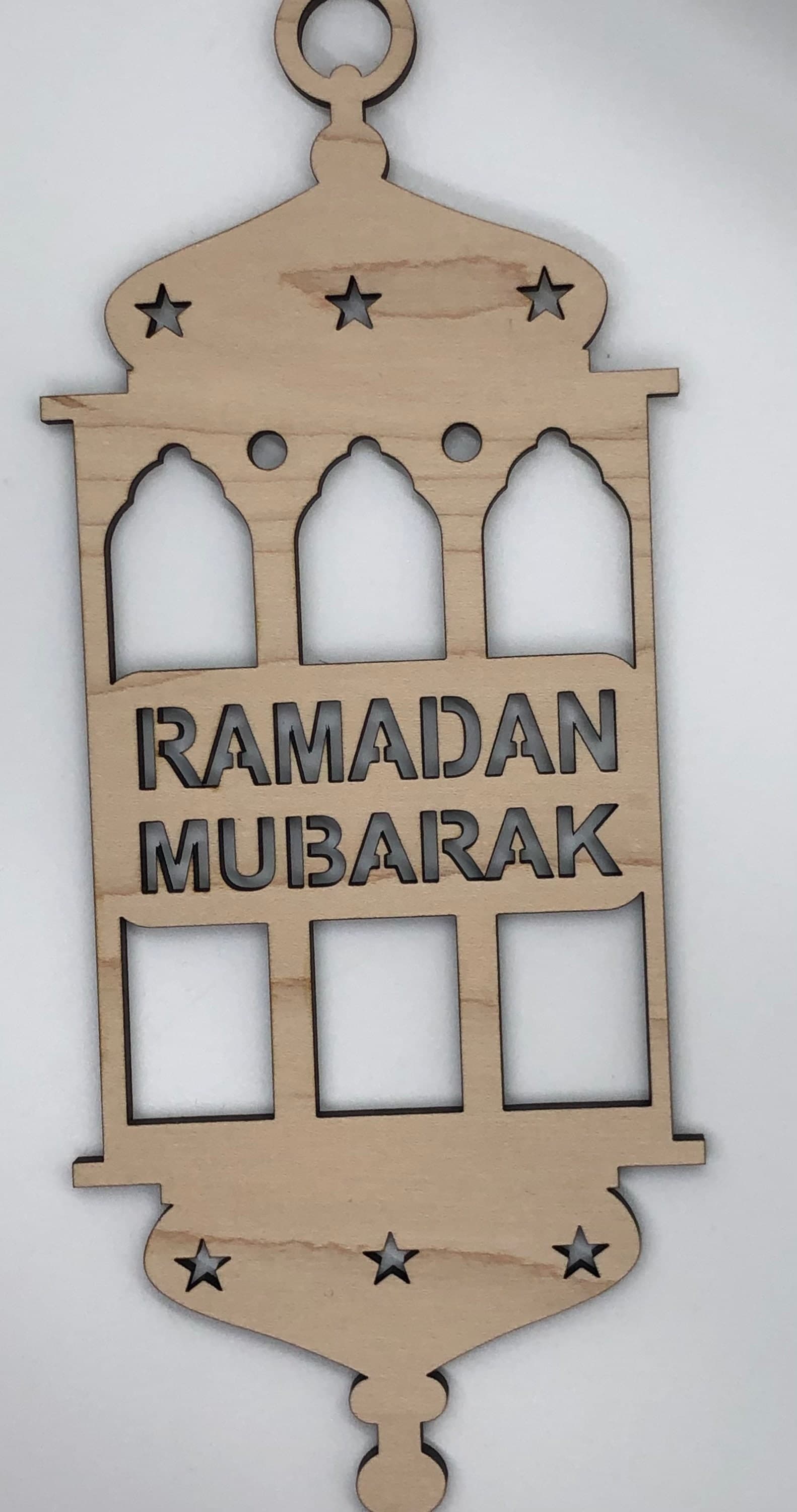 4 pcs Ramadan wooden lantern, islamic wall art, ramadan decoration, eid, islamic art, custom color - image 5