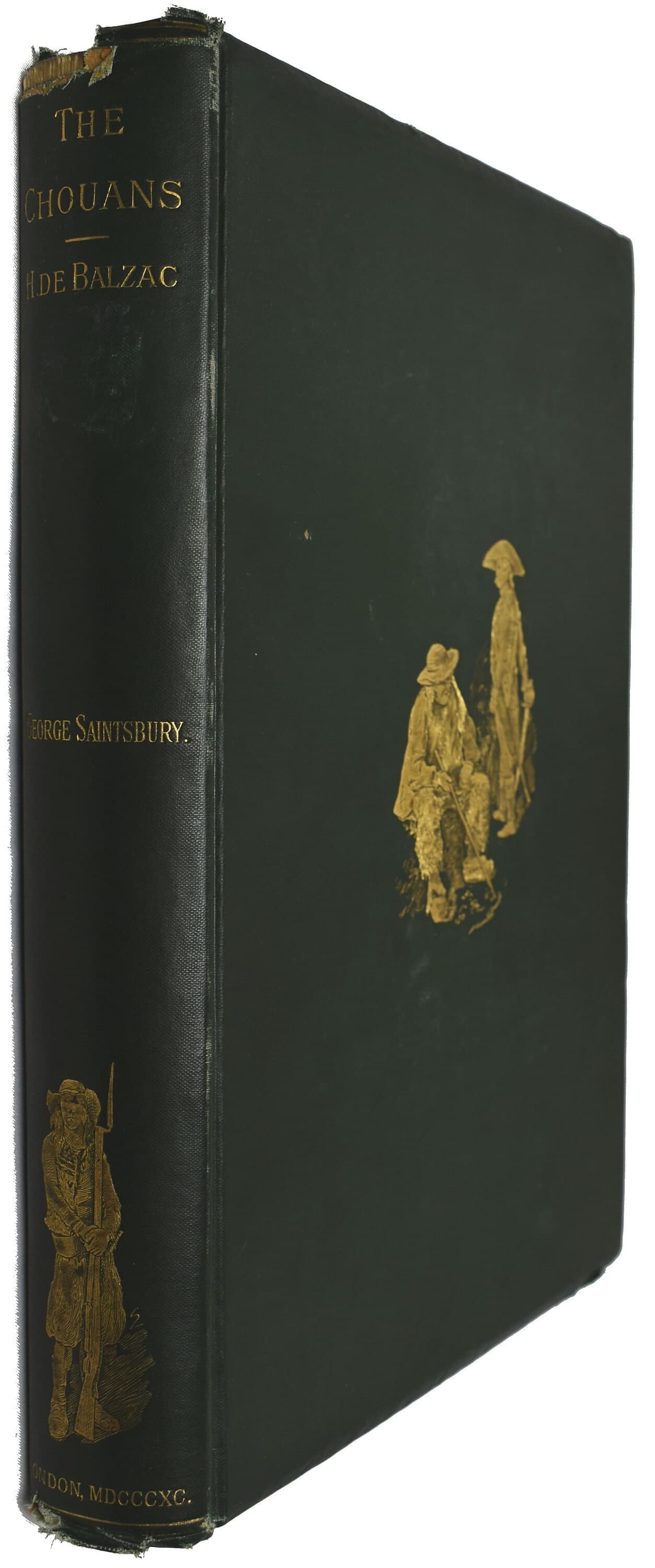 THE CHOUANS by Honore de Balzac in limited edition (#345 of 780) Published by John C. Nimmo 1890