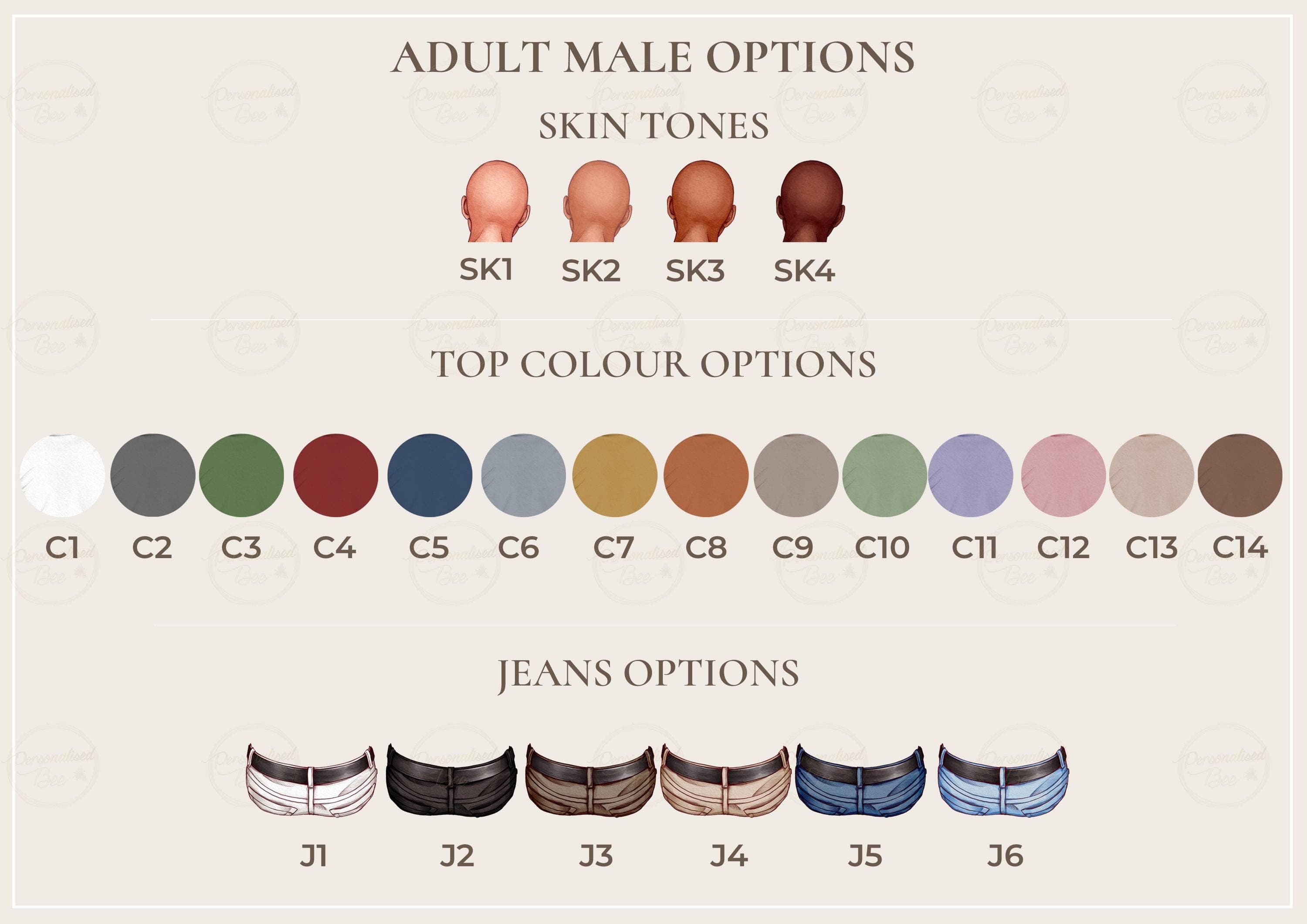 Daddy and daughter character options for personalised birthday baby grow