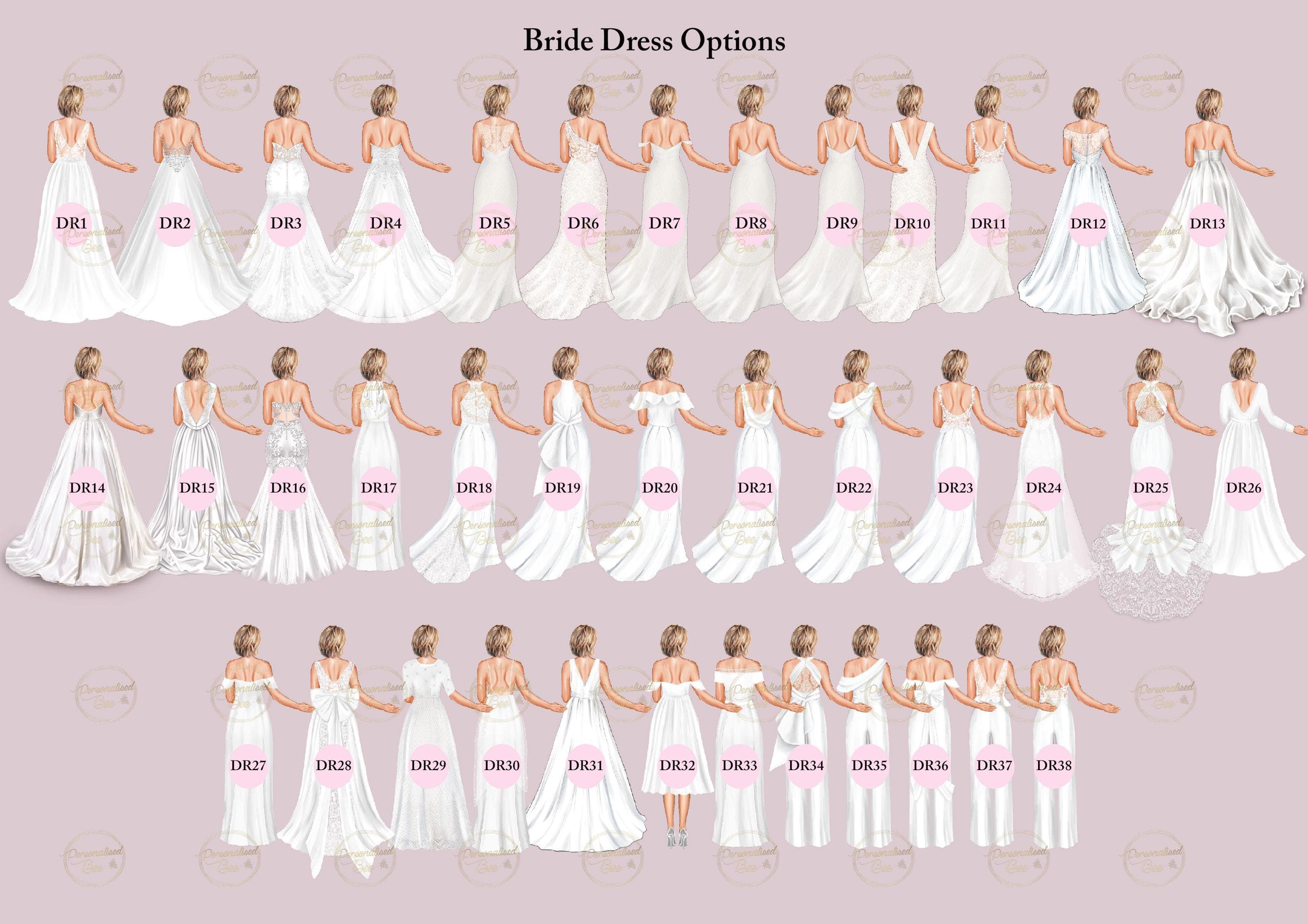 Gift for Best Friend on Her Wedding Day, Personalised Bride and Bridesmaid Wedding Print, Mid of Honour, Bride to Be Keepsake, Bridal Party - image 5