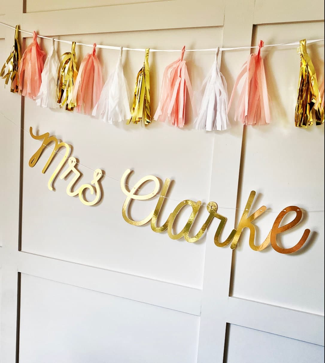 Personalised Hen Do Party Banner, Hen Do Bunting, Mrs to be Sign, Hen Party Garland, Hen Sign - image 4