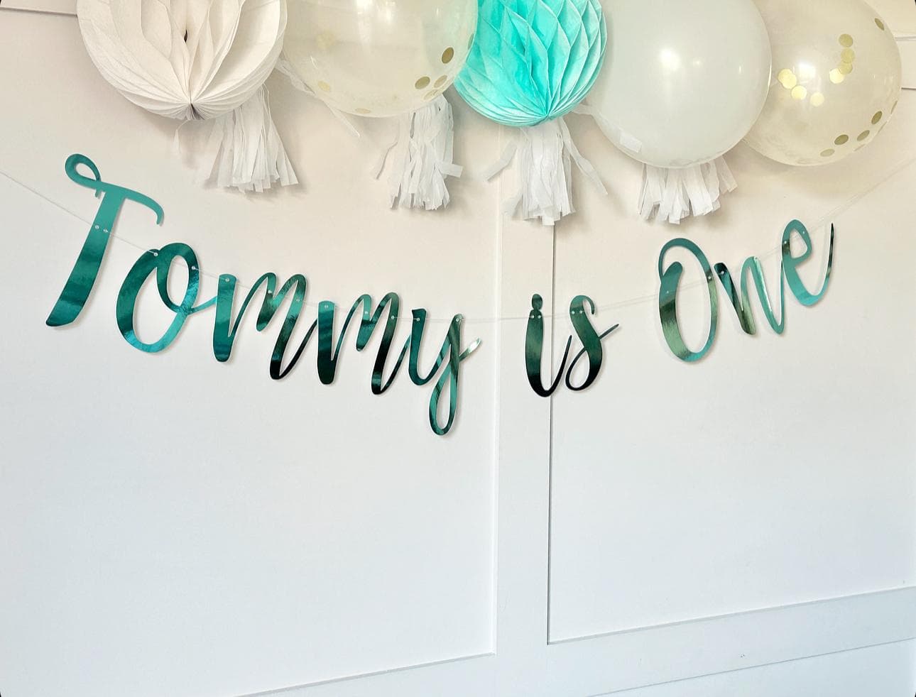 Personalised (any age/colour) 1st Birthday Banner, Turning One Banner, First Birthday Bunting, Custom Birthday Banner, Cake Smash Backdrop