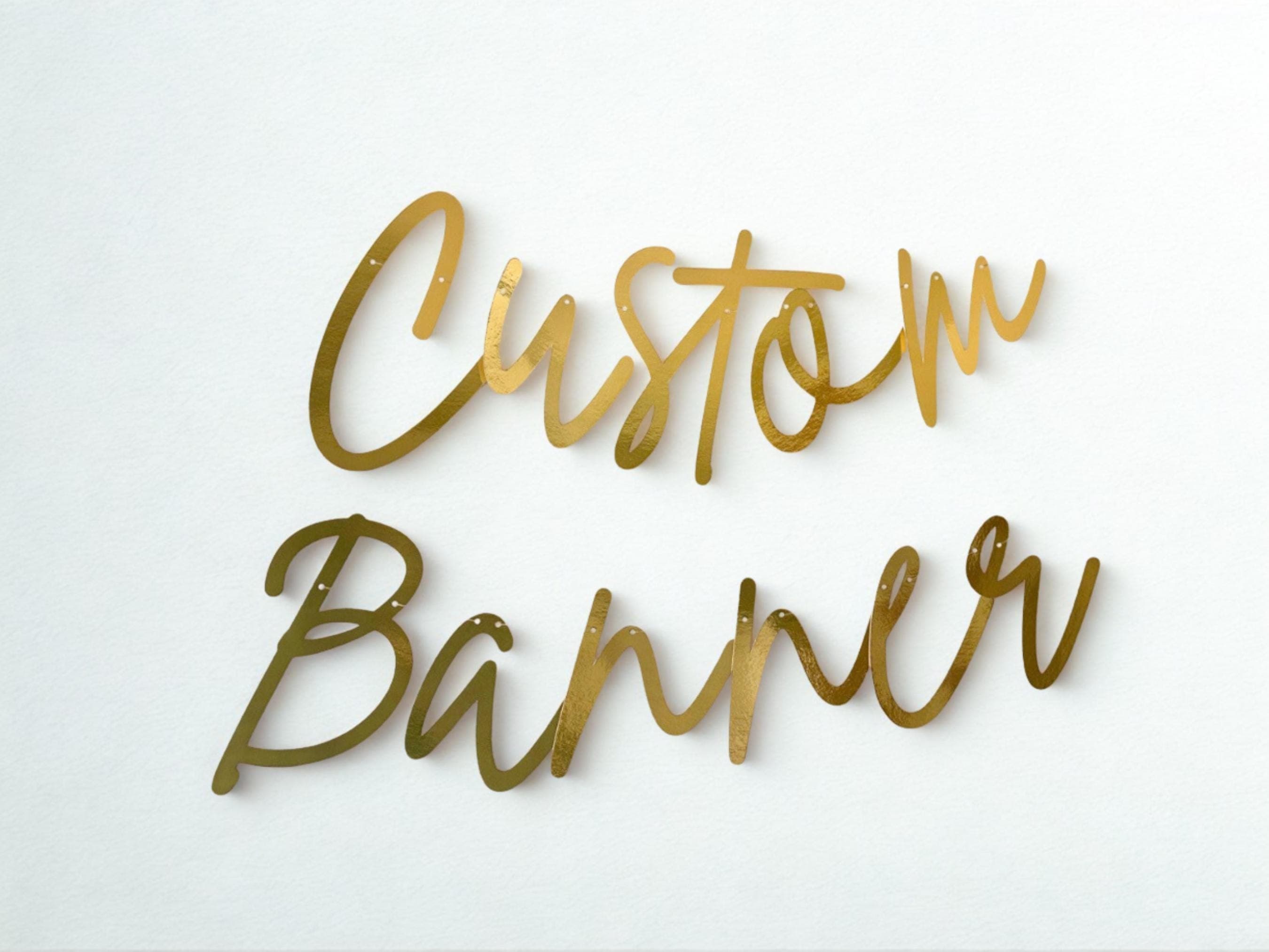 Custom Sign, Custom Backdrop, Party Banner, Party Decor, Custom Banner,Personalised Garland, Custom Bunting, Birthday Banner, Name Bunting