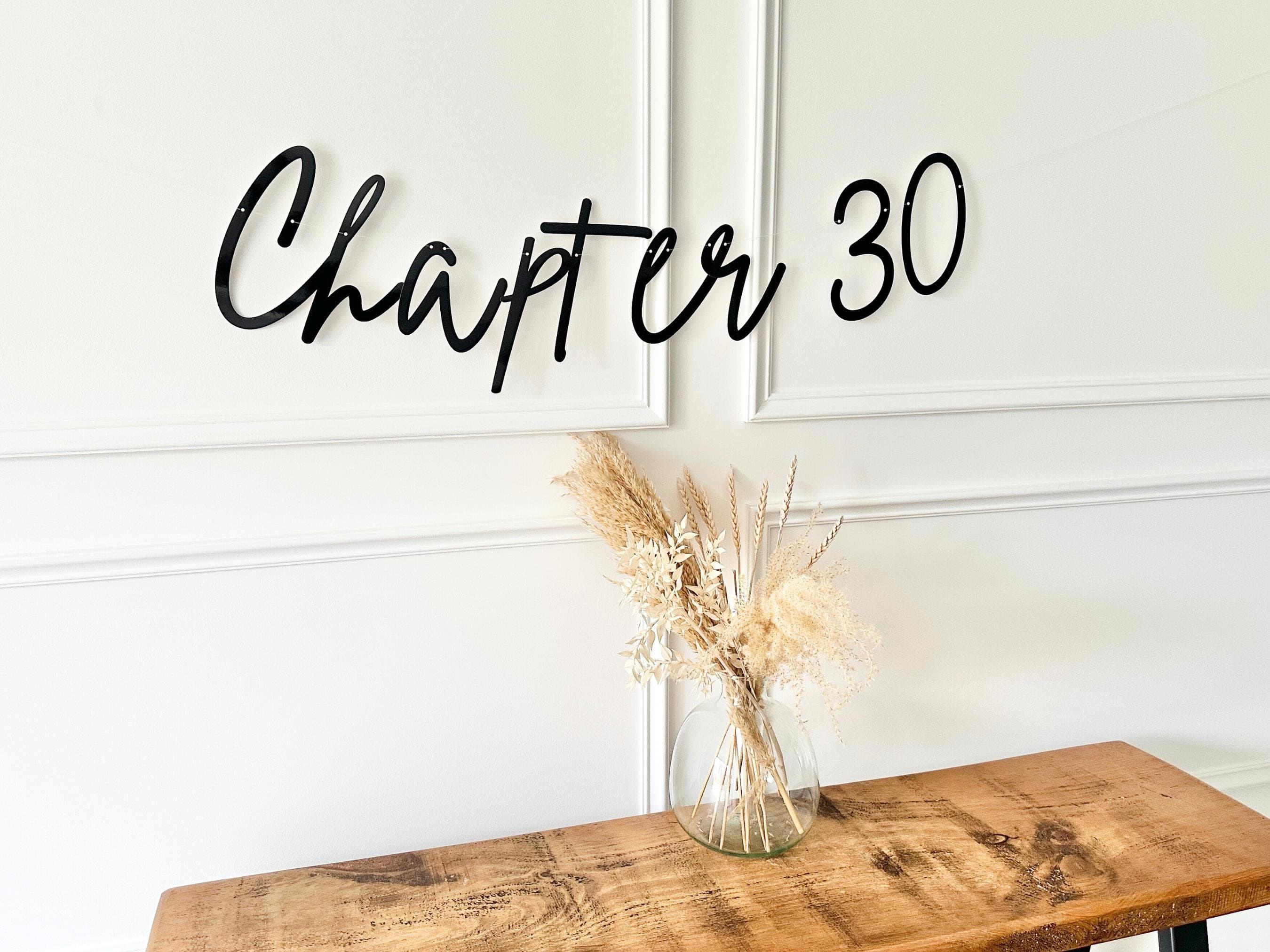 Birthday Sign (any age/colour) 50th Birthday Banner, Turning 50 Banner, 50th Birthday Bunting, Gold Banner, Birthday Decor, Chapter 50 Sign - image 5