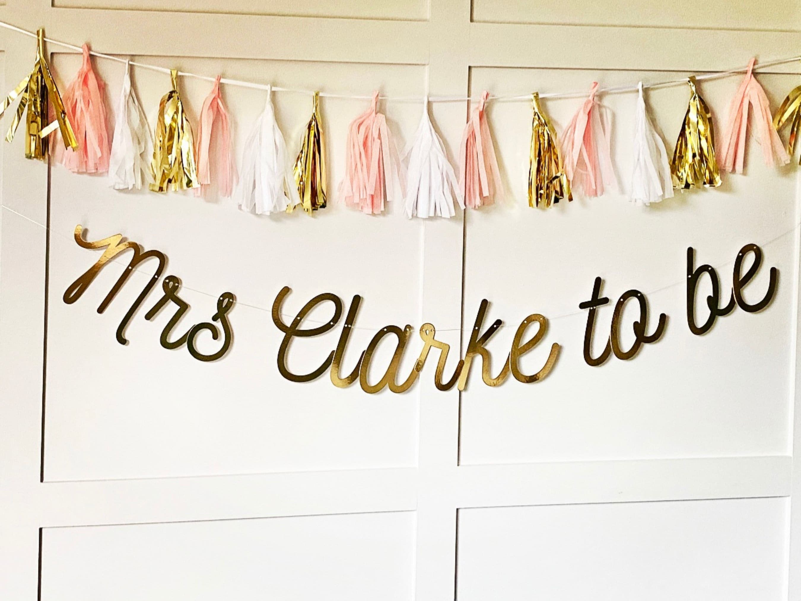 Personalised Hen Do Party Banner, Hen Do Bunting, Mrs to be Sign, Hen Party Garland, Hen Sign