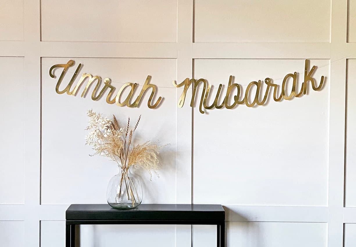 Personalized Metallic Eid Mubarak Banner: Custom Garland Sign - image 5