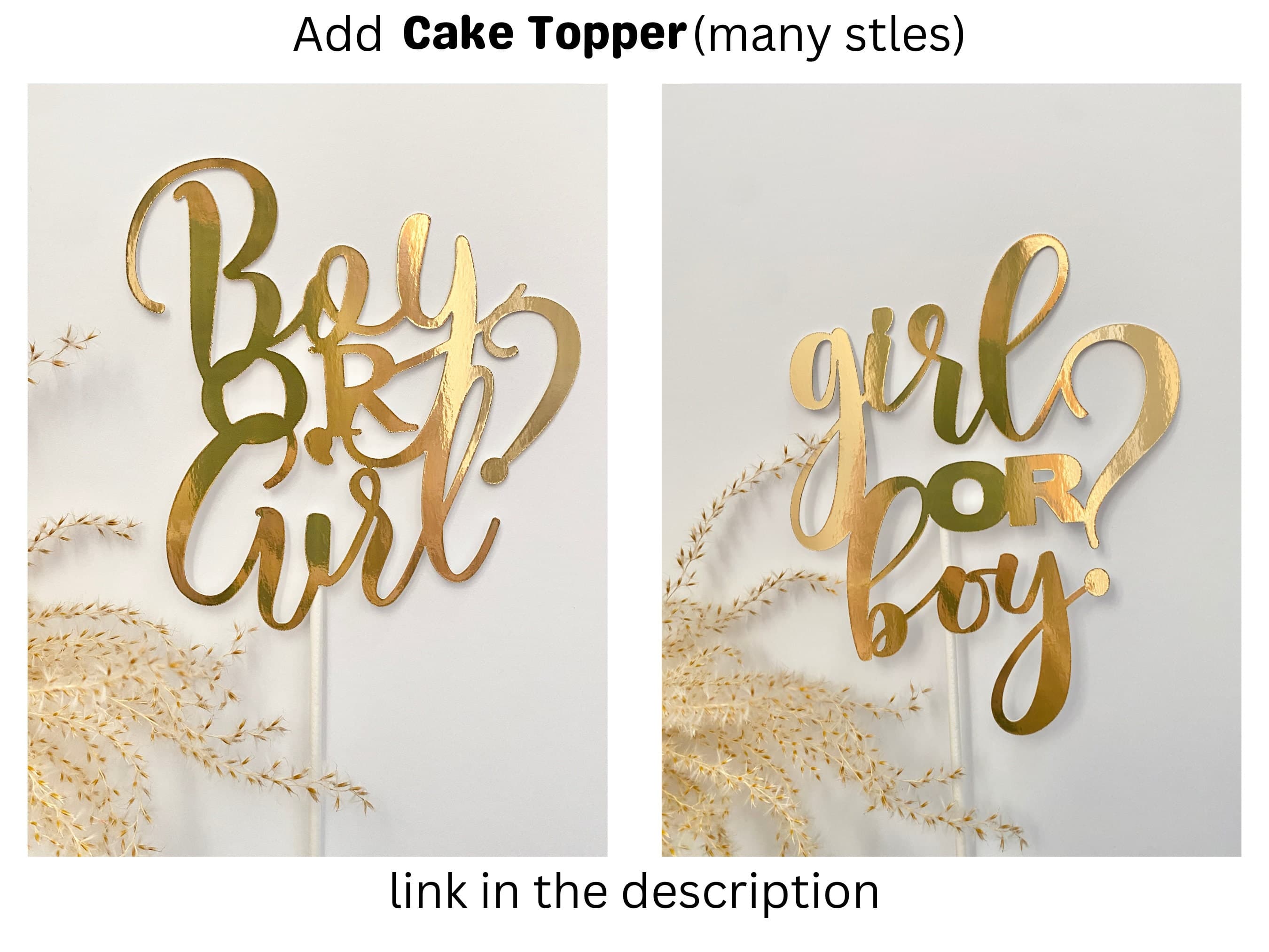 Gold Personalised (any colour) Baby Shower Banner, Gold Baby Shower Bunting, Baby Shower Banner, Baby Shower Garland, Baby Shower Decor - image 4