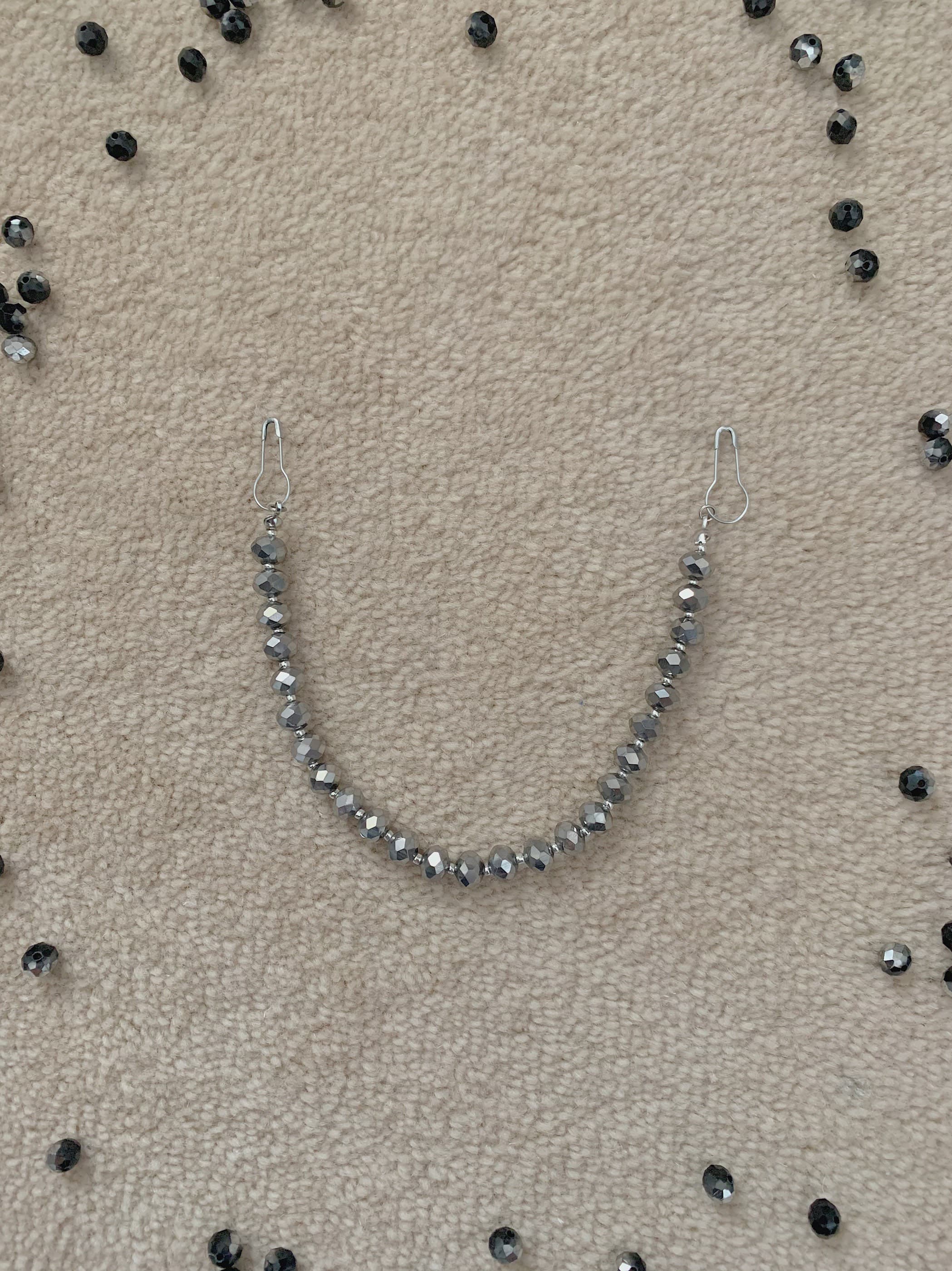 Handmade Crystal Abacus Hijab Mask Chain: Beaded Ear Saver - image 3