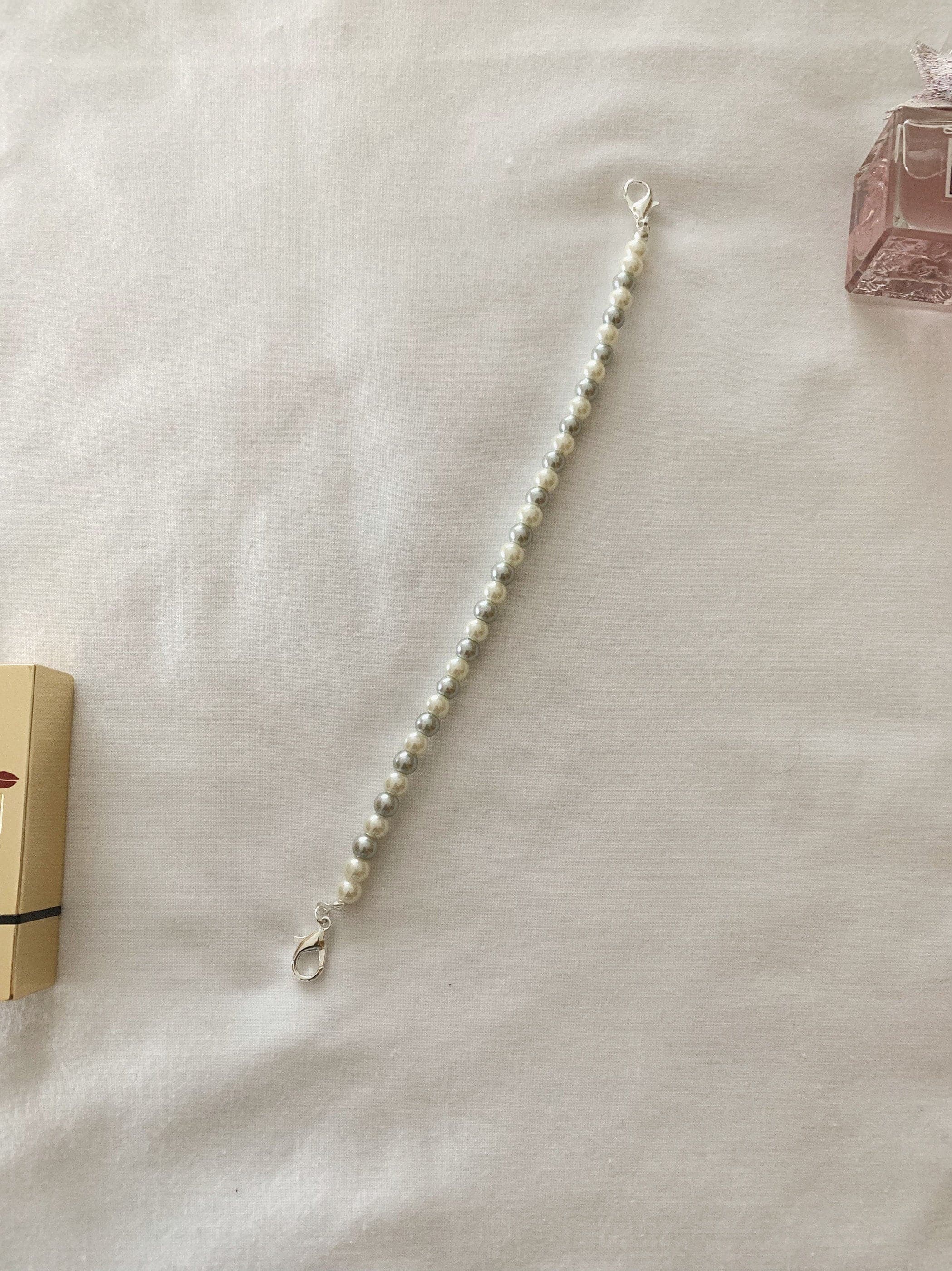 Handmade Beaded Hijab Mask Chain: Pearl Connector, Ear Saver - image 4