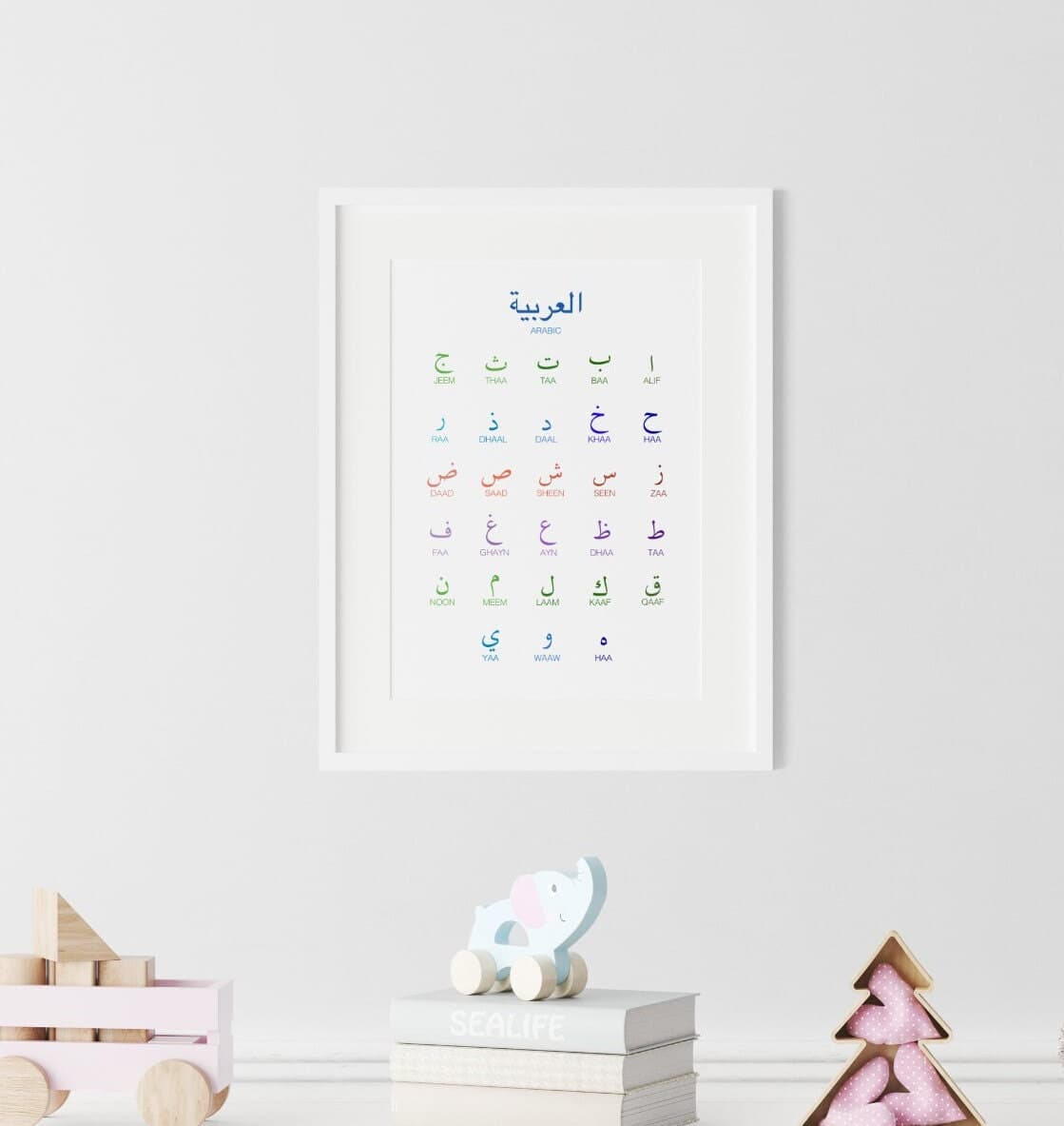Arabic Alphabet Poster, Kids Nursery Decor (Digital Download) - image 5