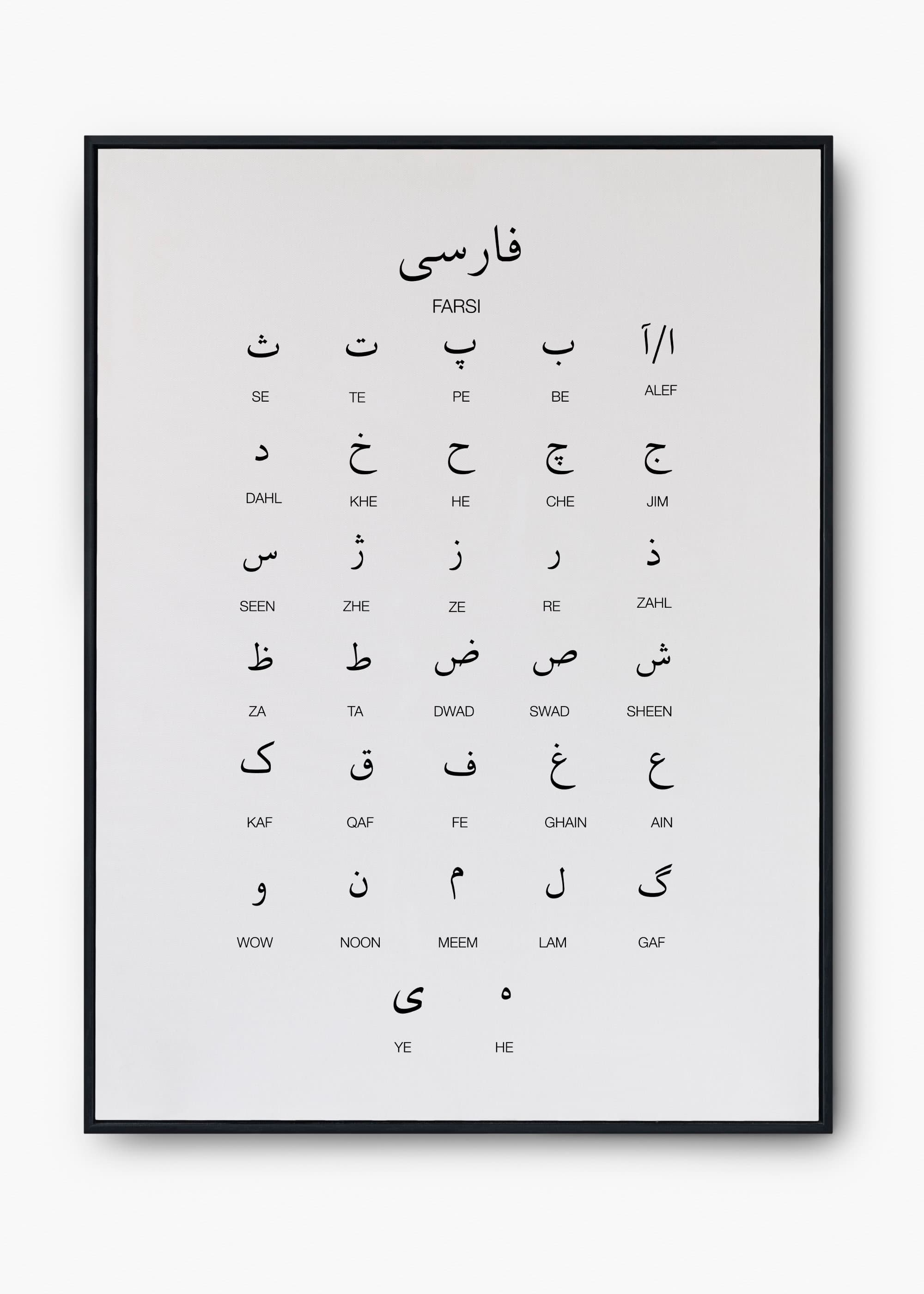 Farsi Alphabet Poster, Persian Language Learning Art (Digital Download) - image 5