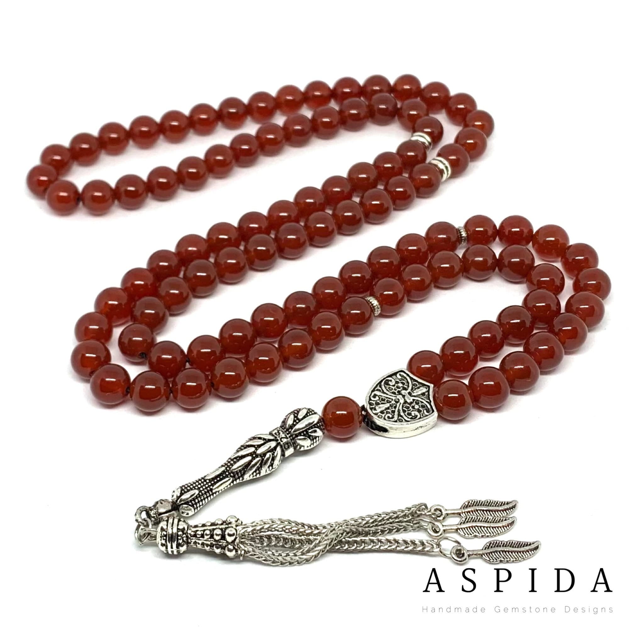 Real Yemen Agate Gemstone, Islamic Prayer 99 Beads, Tasbih, Tesbih, Misbaha, Tasbeeh, Sibha, Rosary, Tasbih 99, Tasbih Personalized 8 mm