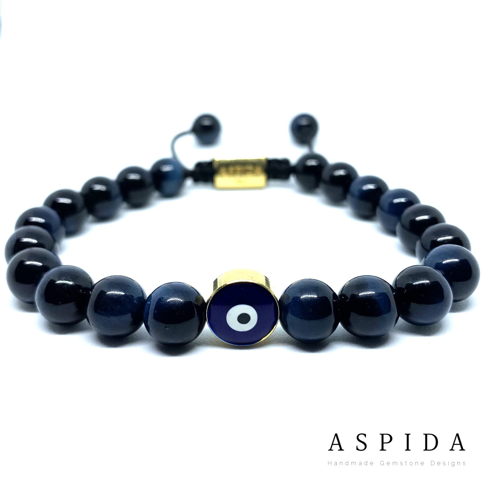 Real Black Tiger Eyes Evil Eye Gemstone Crystal Bracelet, natural, Bracelet For Men, Bracelet For Women, Bracelet For Couple, Customize Gıft